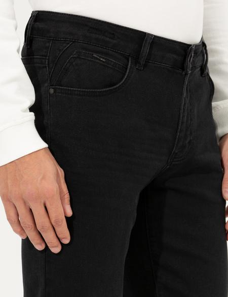 Siyah Straight Fit Jean Pantolon - 50259669016