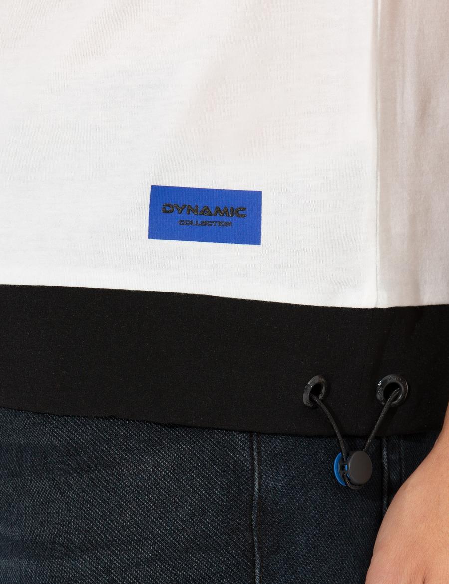 Ekru Regular Fit Bisiklet Yaka Tişört