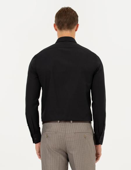 Siyah Slim Fit Oxford Gömlek - 50260068010