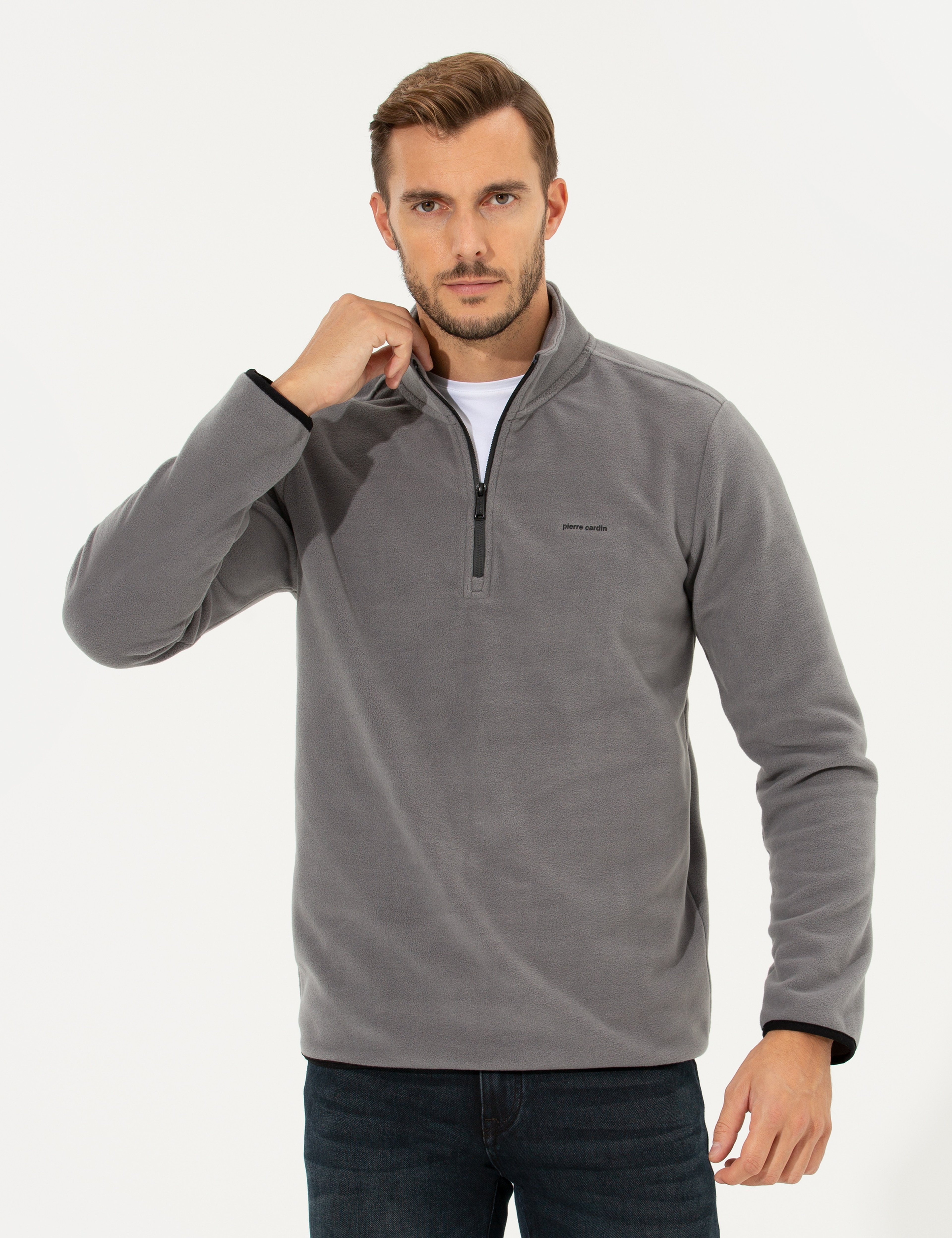 Koyu Gri Regular Fit Sweatshirt - Image 1