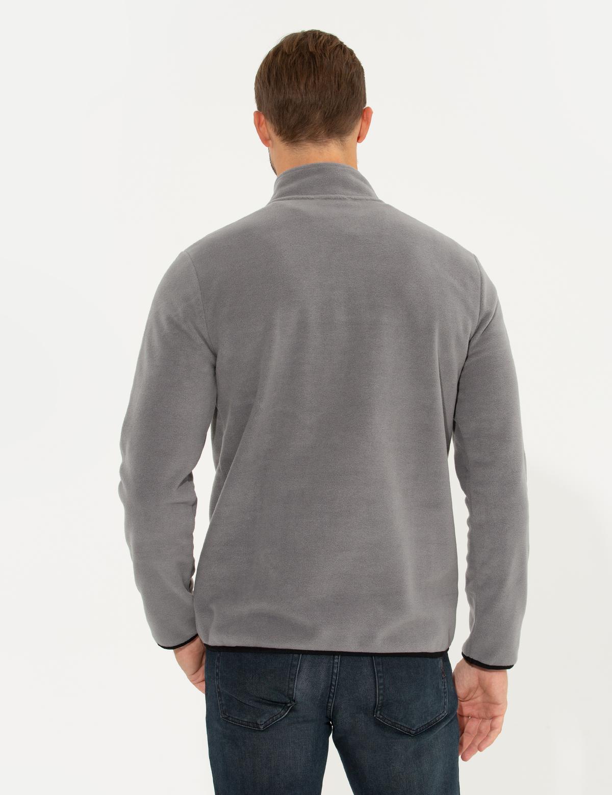 Koyu Gri Regular Fit Sweatshirt - 50262815046