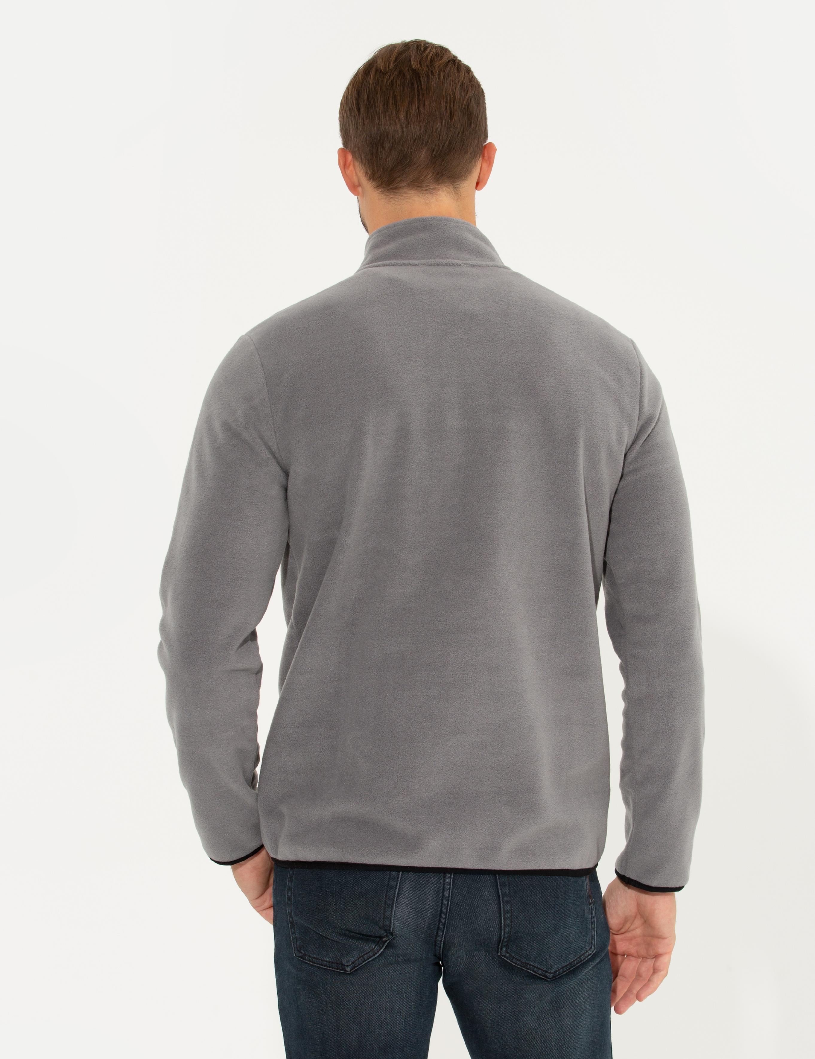 Koyu Gri Regular Fit Sweatshirt