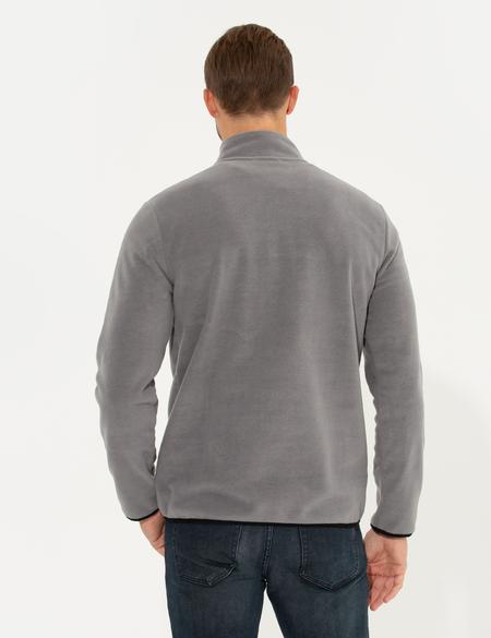 Koyu Gri Regular Fit Sweatshirt - 50262815046