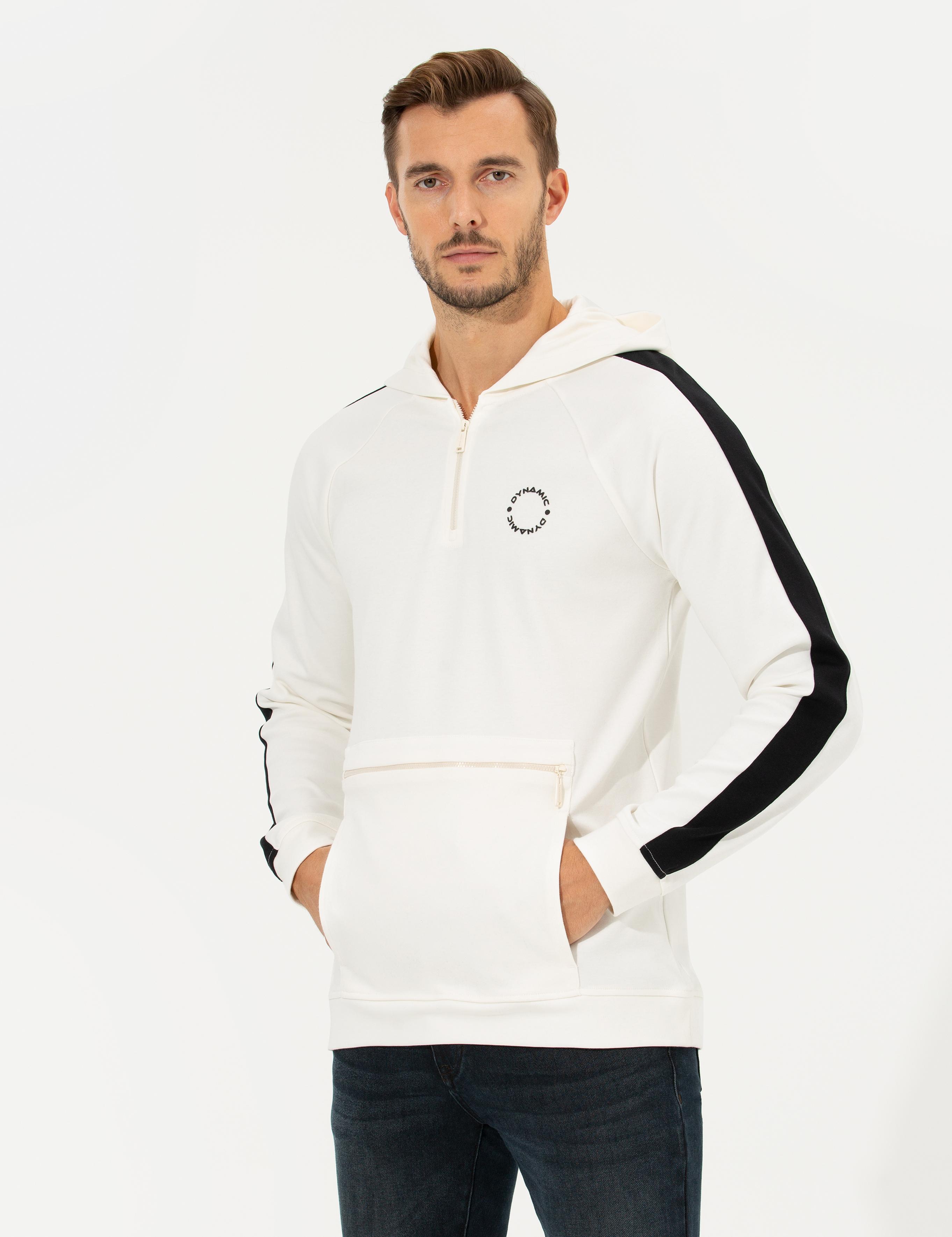 Ekru Regular Fit Sweatshirt