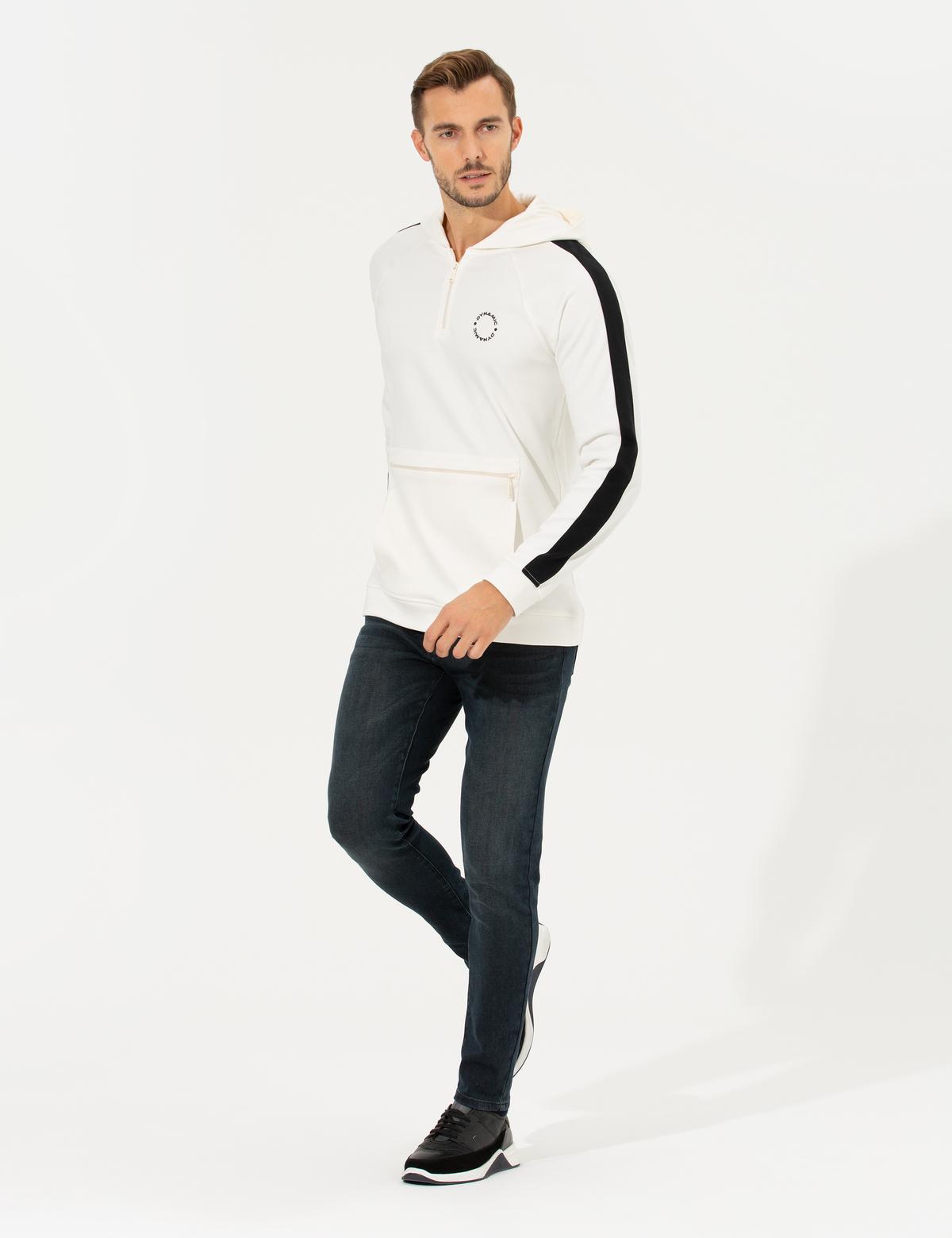 Ekru Regular Fit Sweatshirt - 50258445007