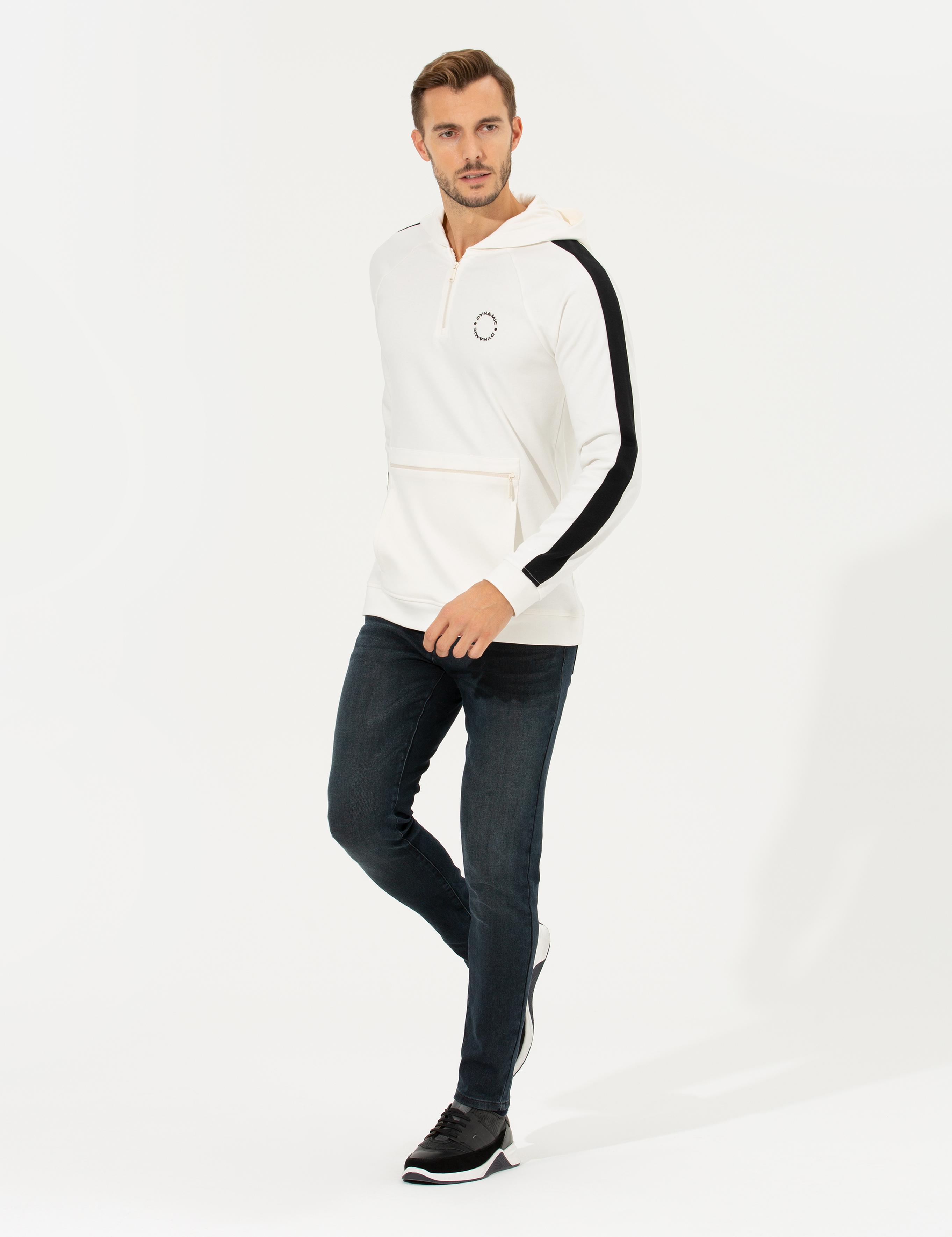 Ekru Regular Fit Sweatshirt