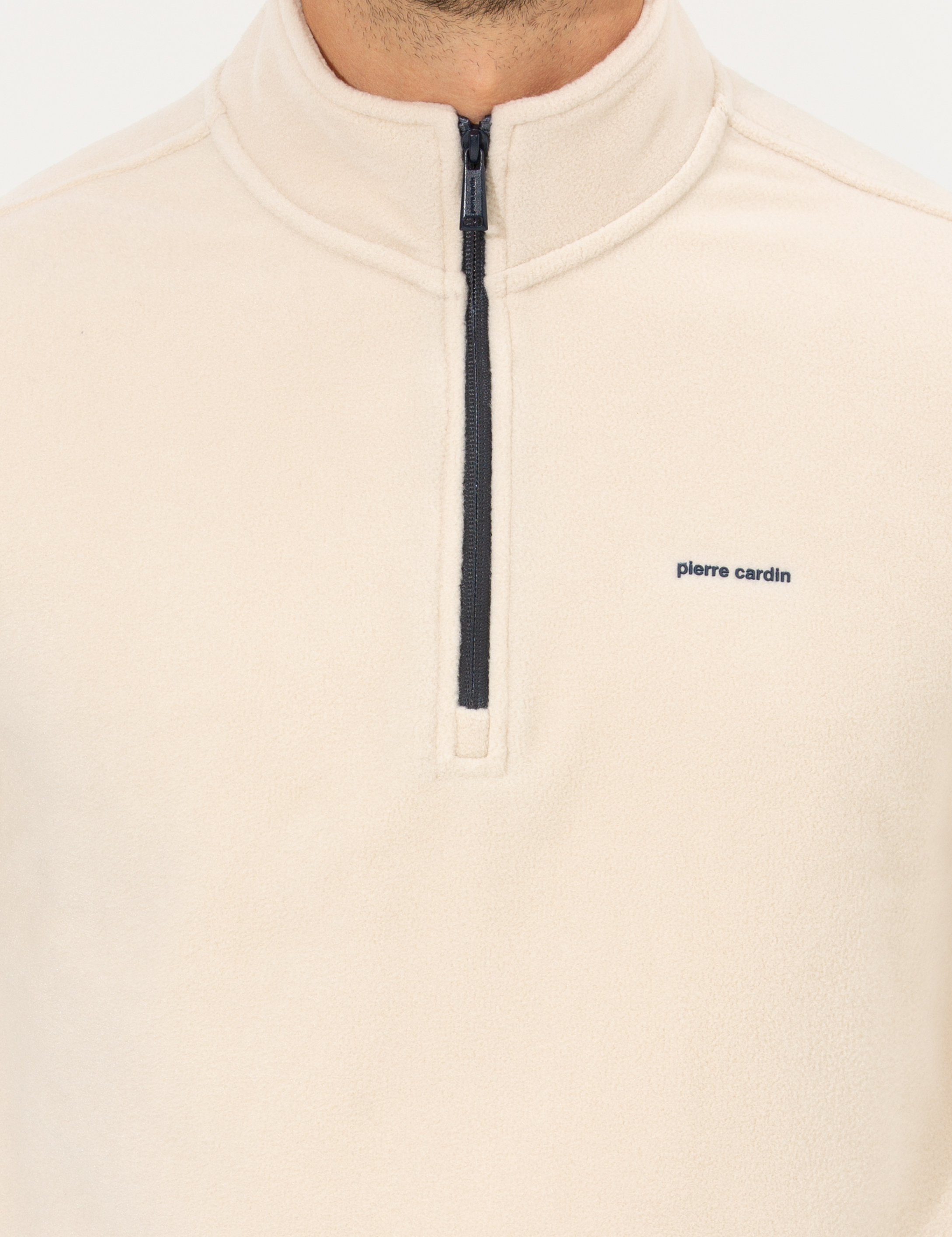 Bej Regular Fit Sweatshirt