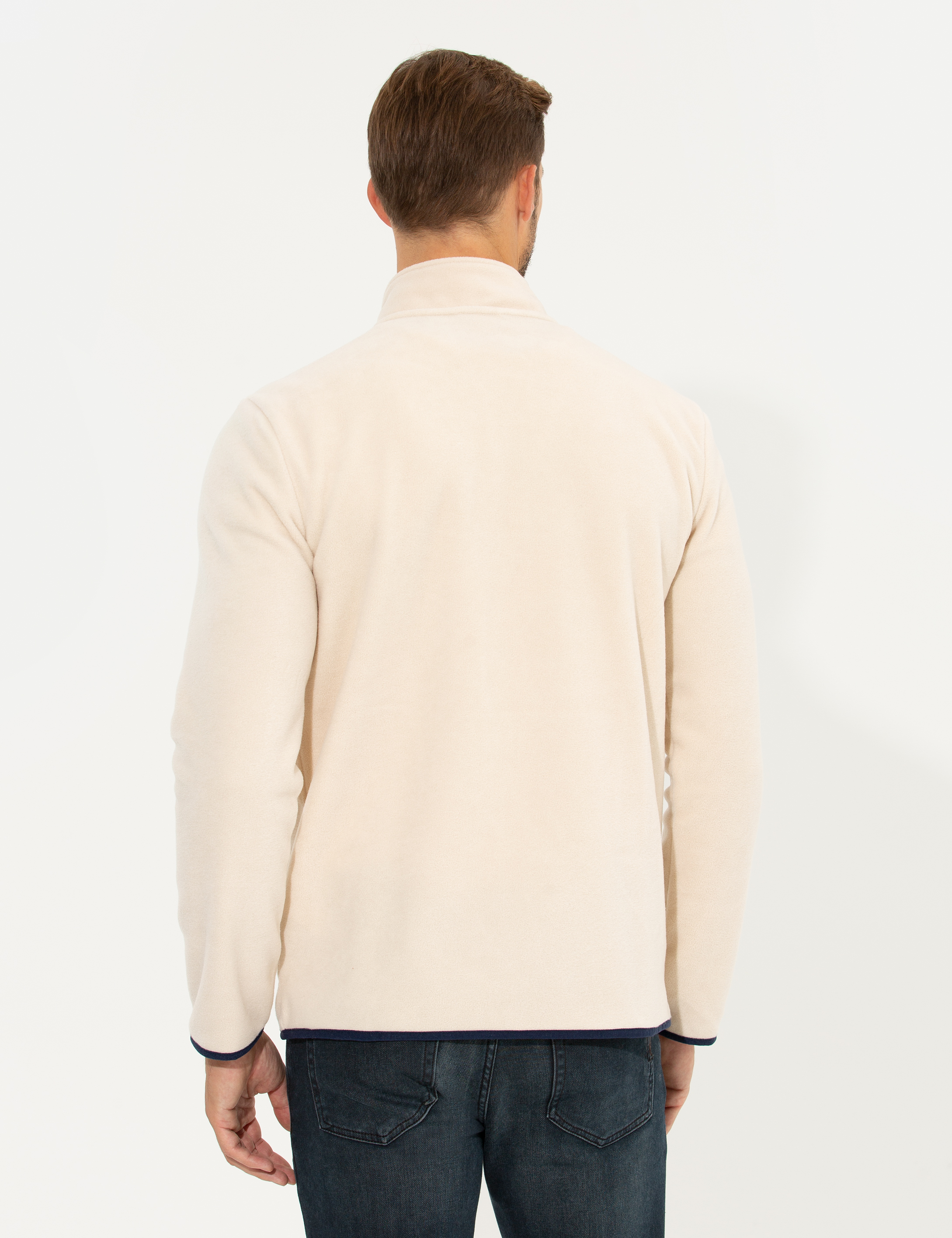 Bej Regular Fit Sweatshirt