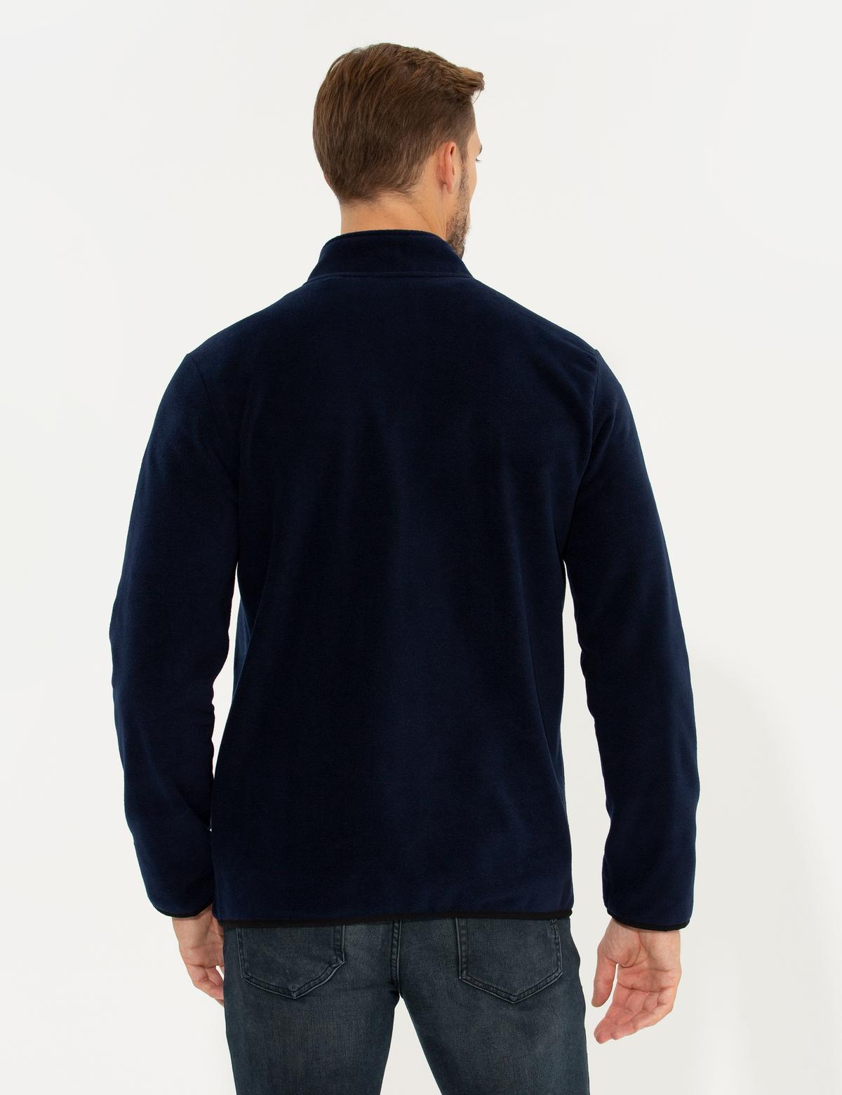 Lacivert Regular Fit Polar Hırka - 50262816024