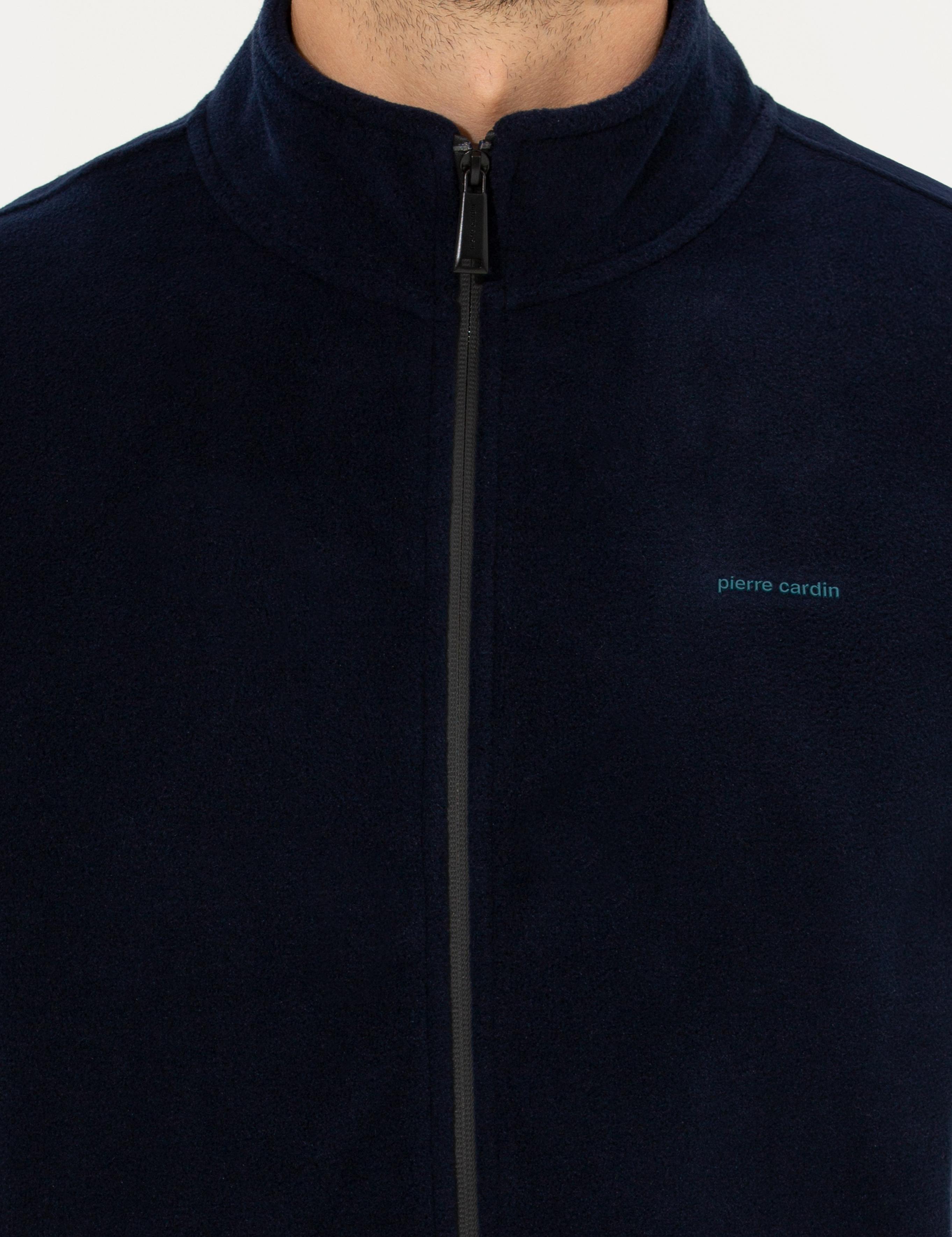 Lacivert Regular Fit Polar Hırka