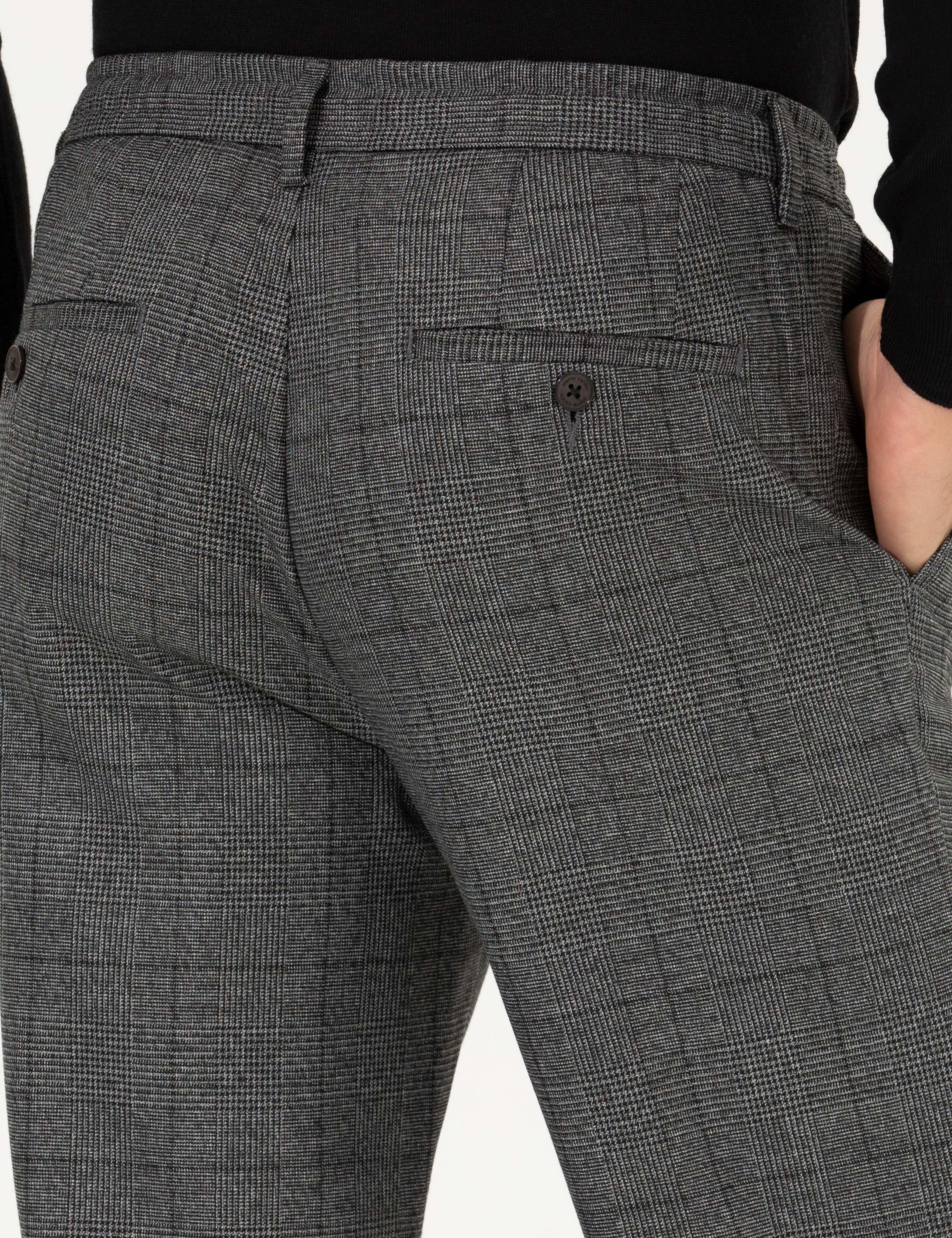 Füme Slim Fit Kumaş Pantolon