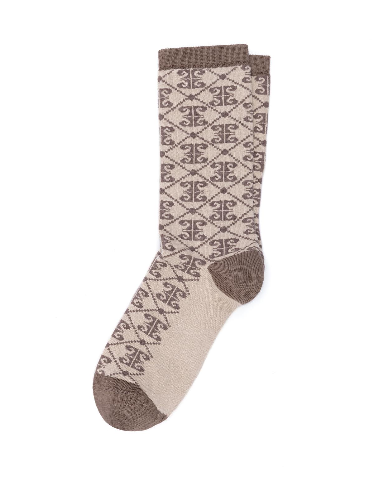 Kadın Kadın Kahverengi Çorap - 50267640002