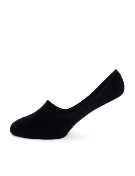 Kadın Siyah 2'li Babet Çorap - 50267493001