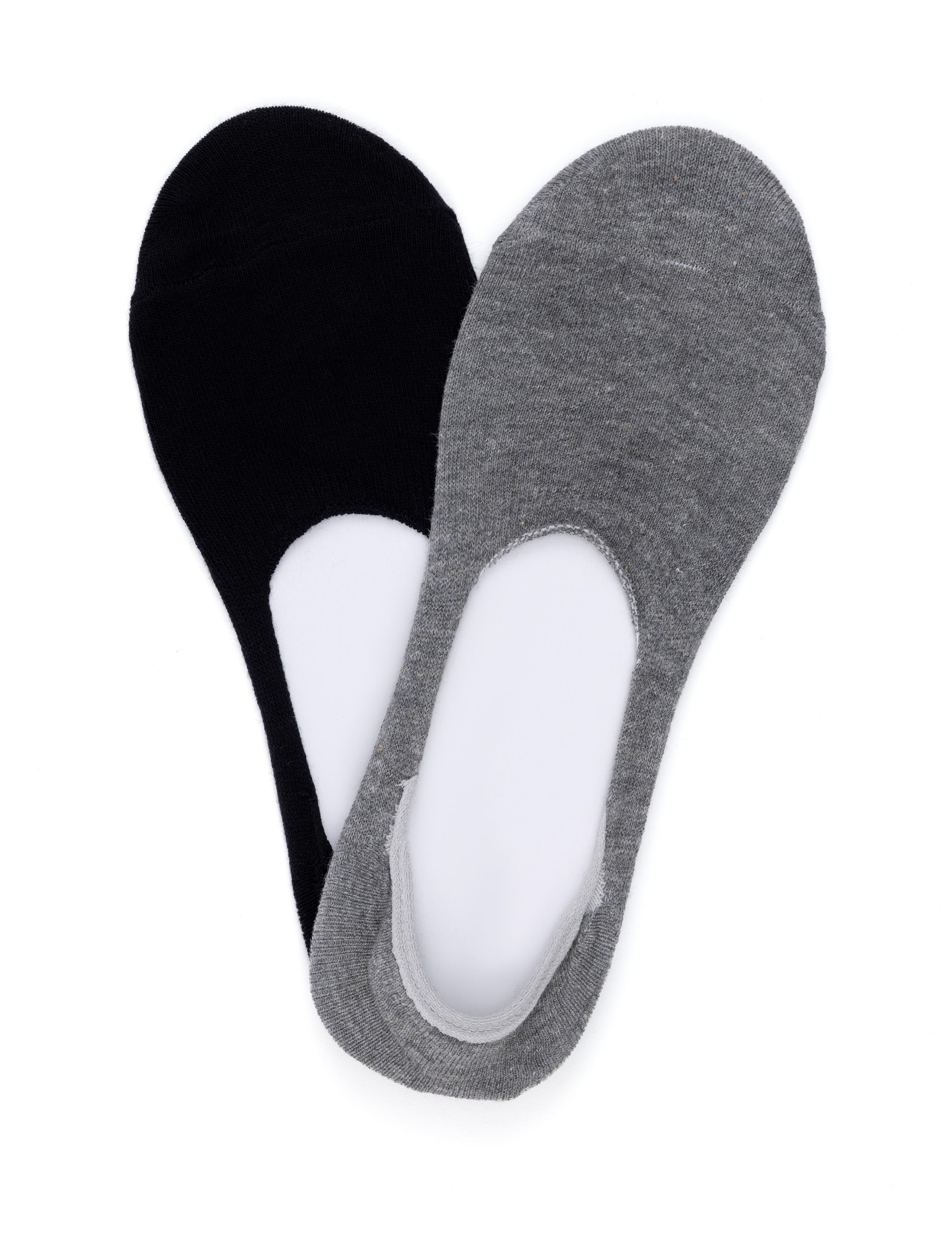 Kadın Siyah 2'li Babet Çorap