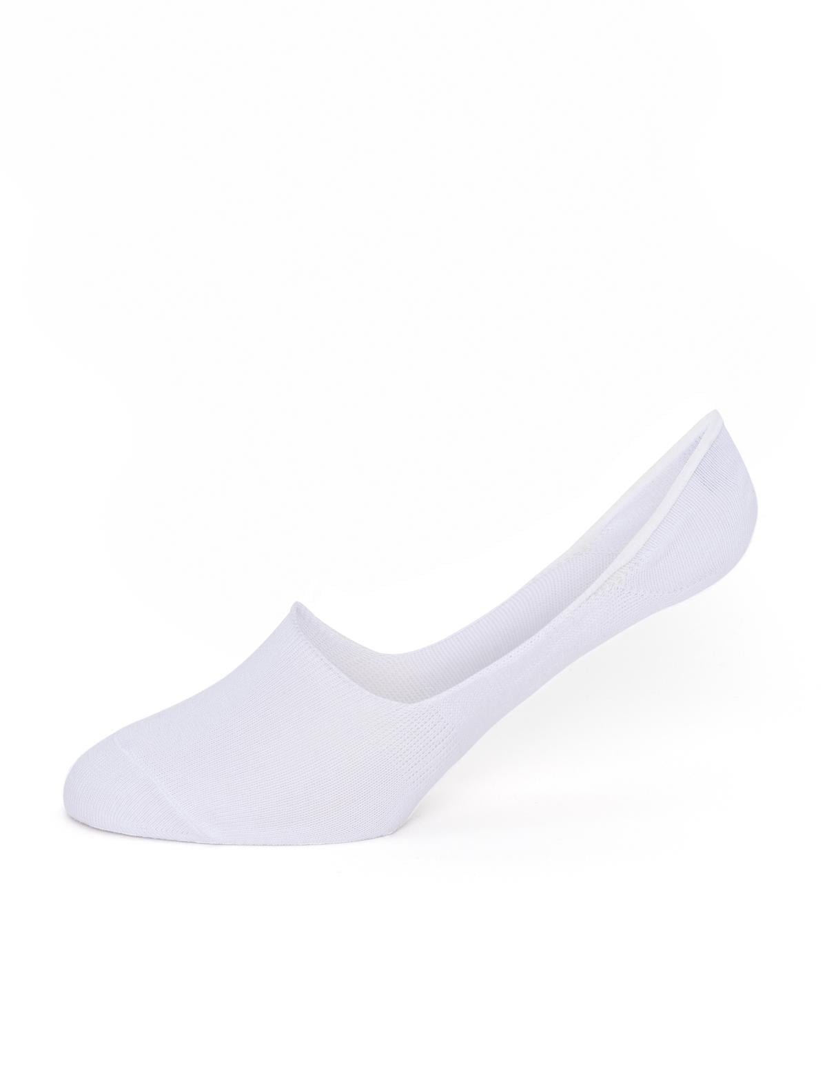 Kadın Beyaz 2'li Babet Çorap - 50267493002