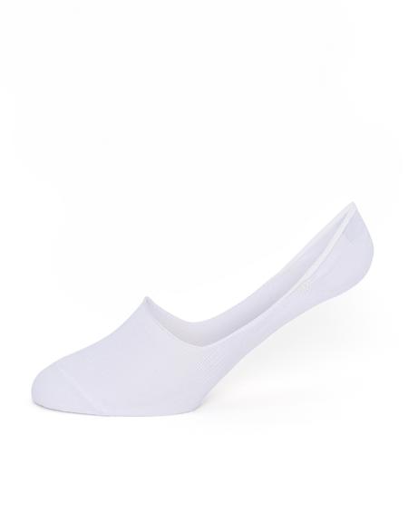 Kadın Beyaz 2'li Babet Çorap - 50267493002