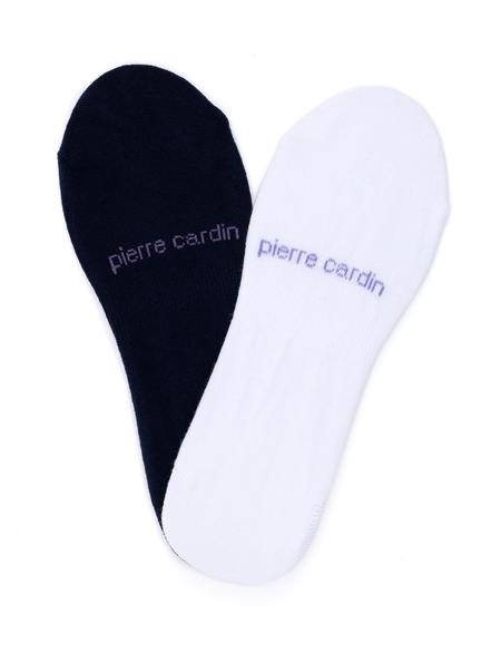 Kadın Beyaz 2'li Babet Çorap - 50267493002