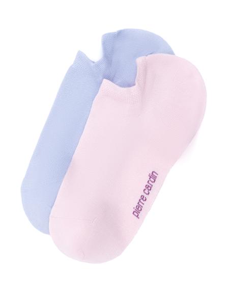 Kadın Kadın Mavi 2'li Patik Çorap - 50267492003