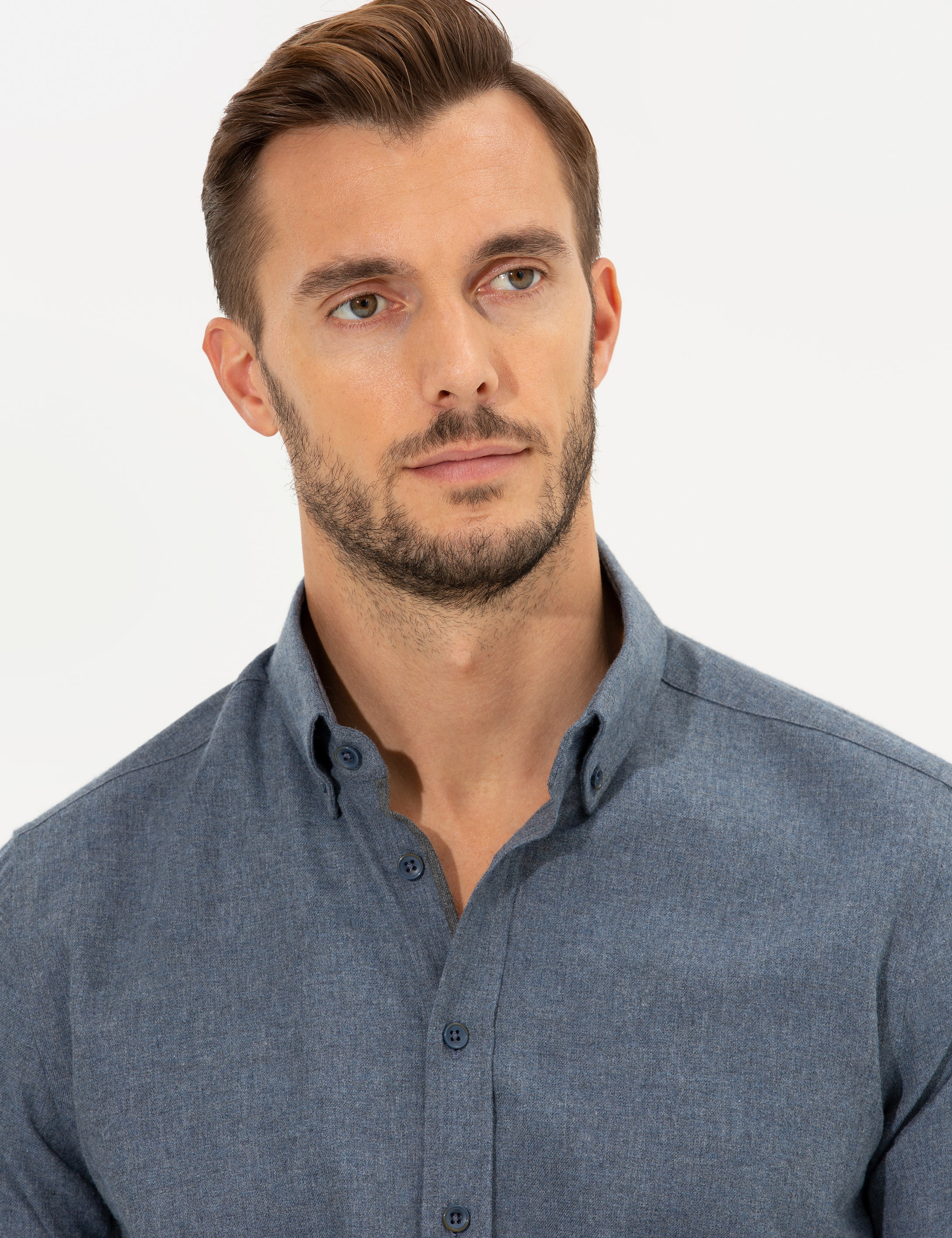 Saks Regular Fit Uzun Kollu Gömlek - Image 3