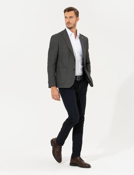 Füme Slim Fit Ceket - 50260544012