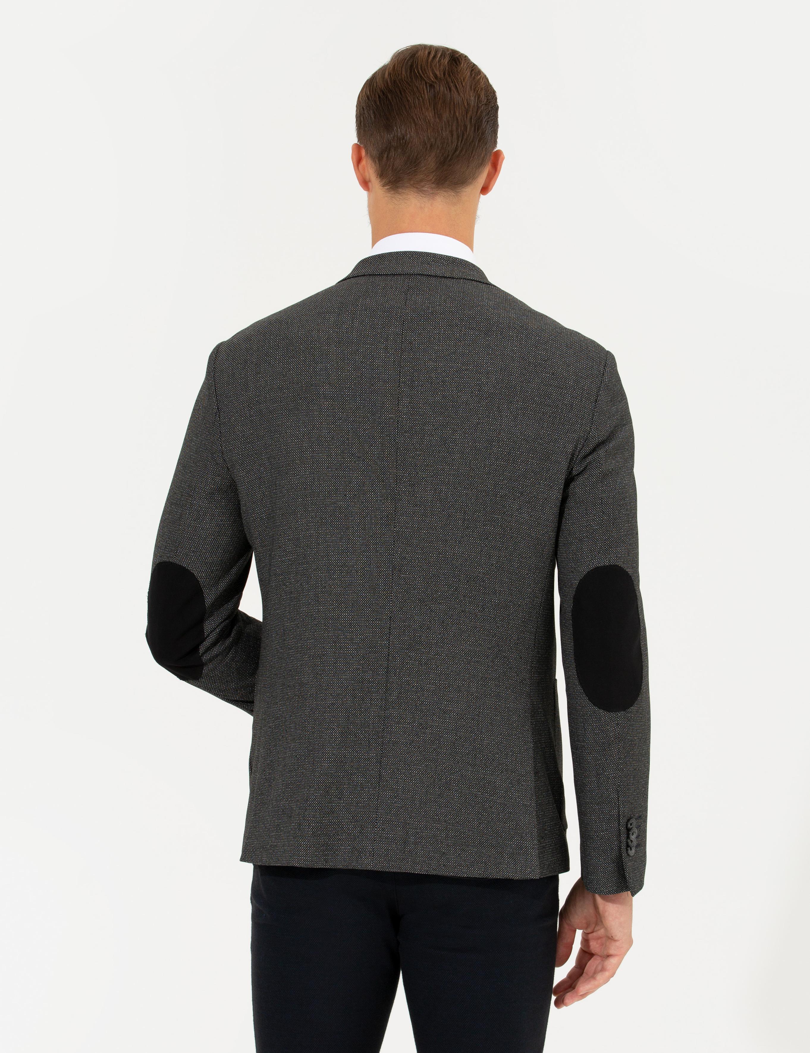 Füme Slim Fit Ceket