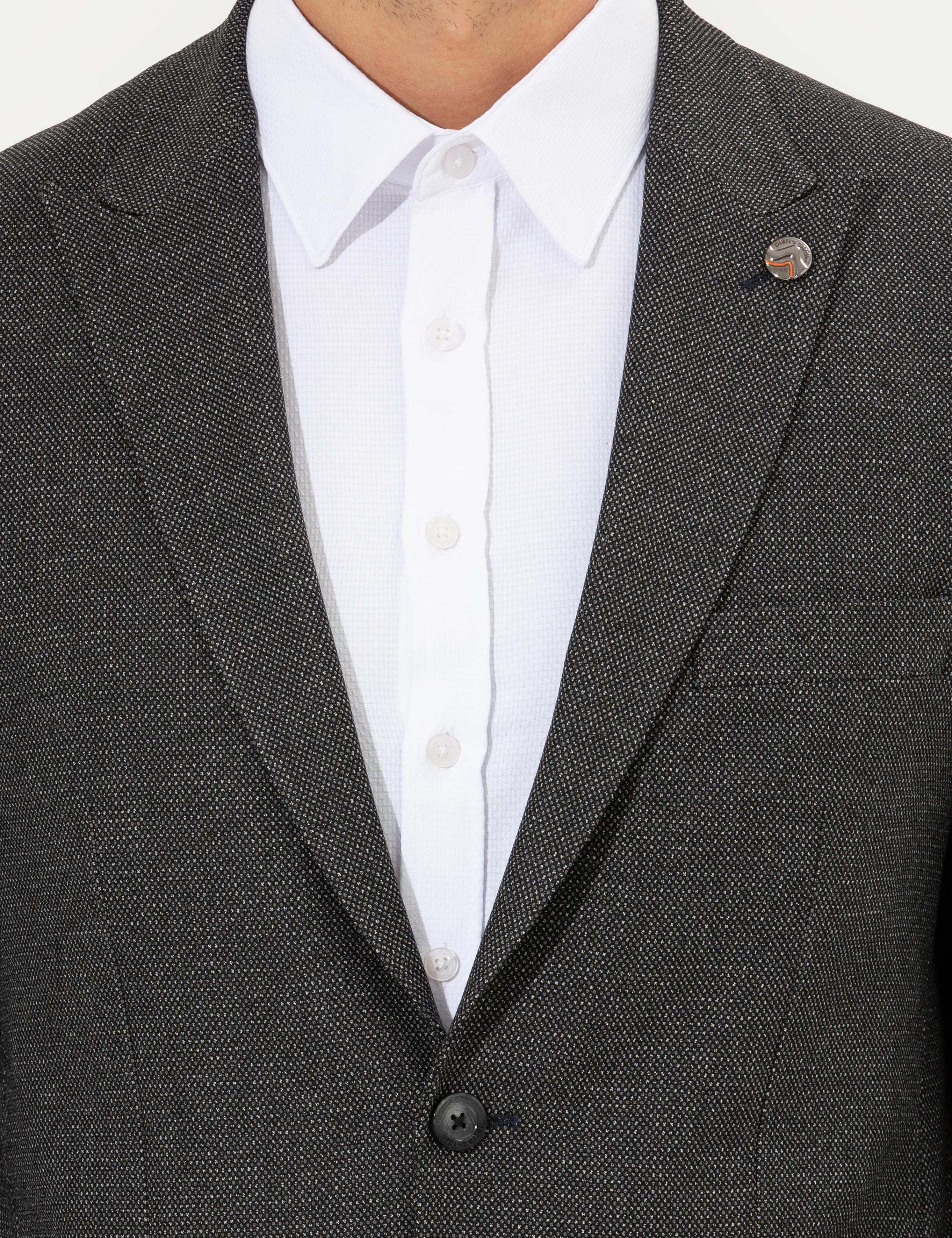 Füme Slim Fit Ceket