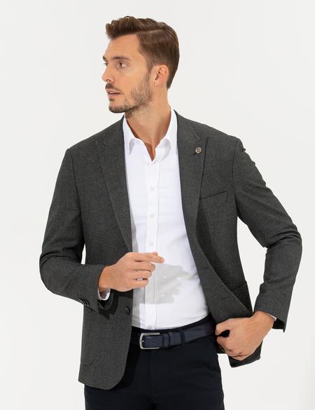 Füme Slim Fit Ceket - 50260544012