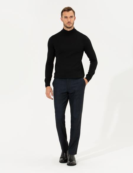 Lacivert Slim Fit Kumaş Pantolon - 50260545018