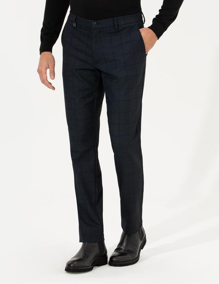 Lacivert Slim Fit Kumaş Pantolon - 50260545018