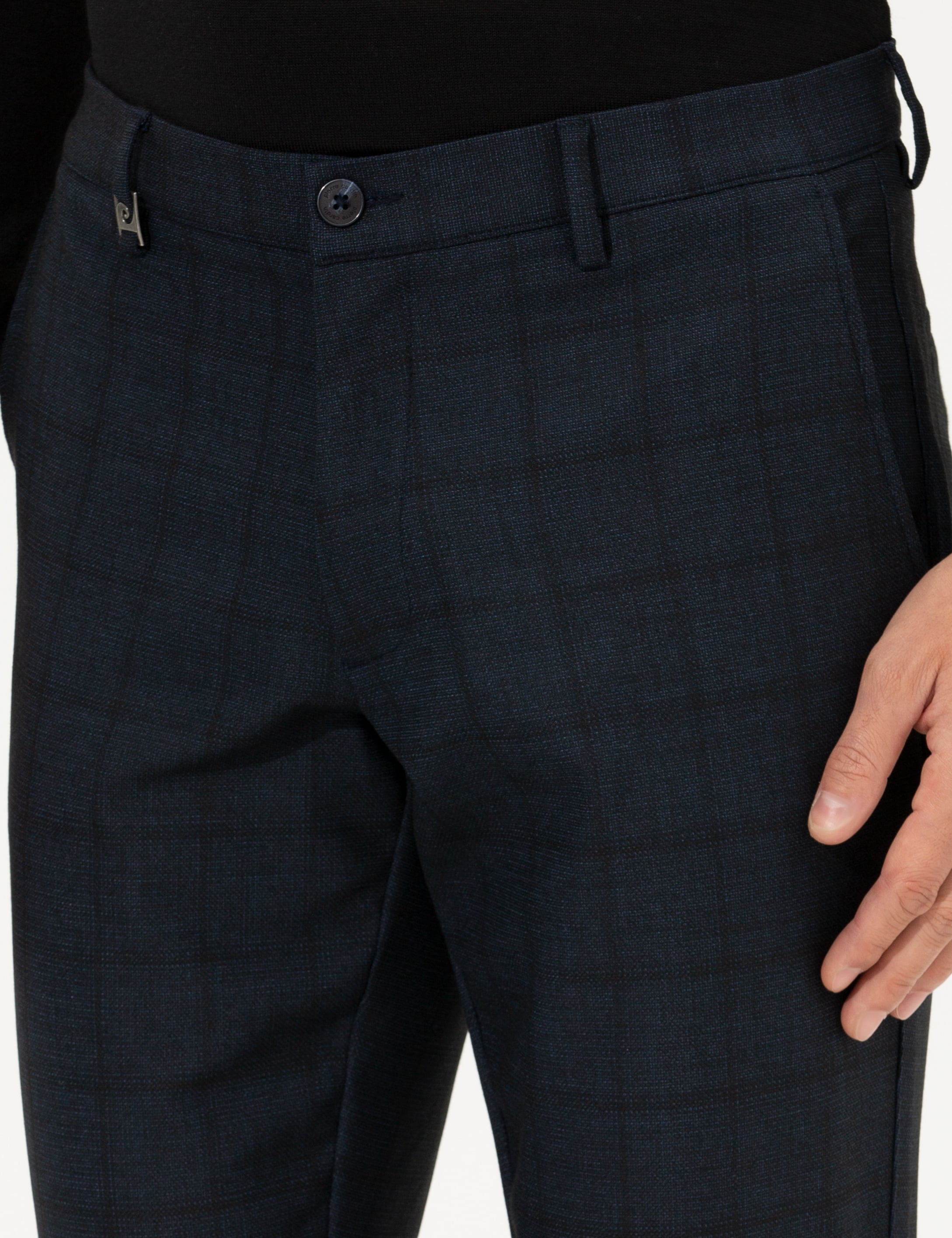 Lacivert Slim Fit Kumaş Pantolon