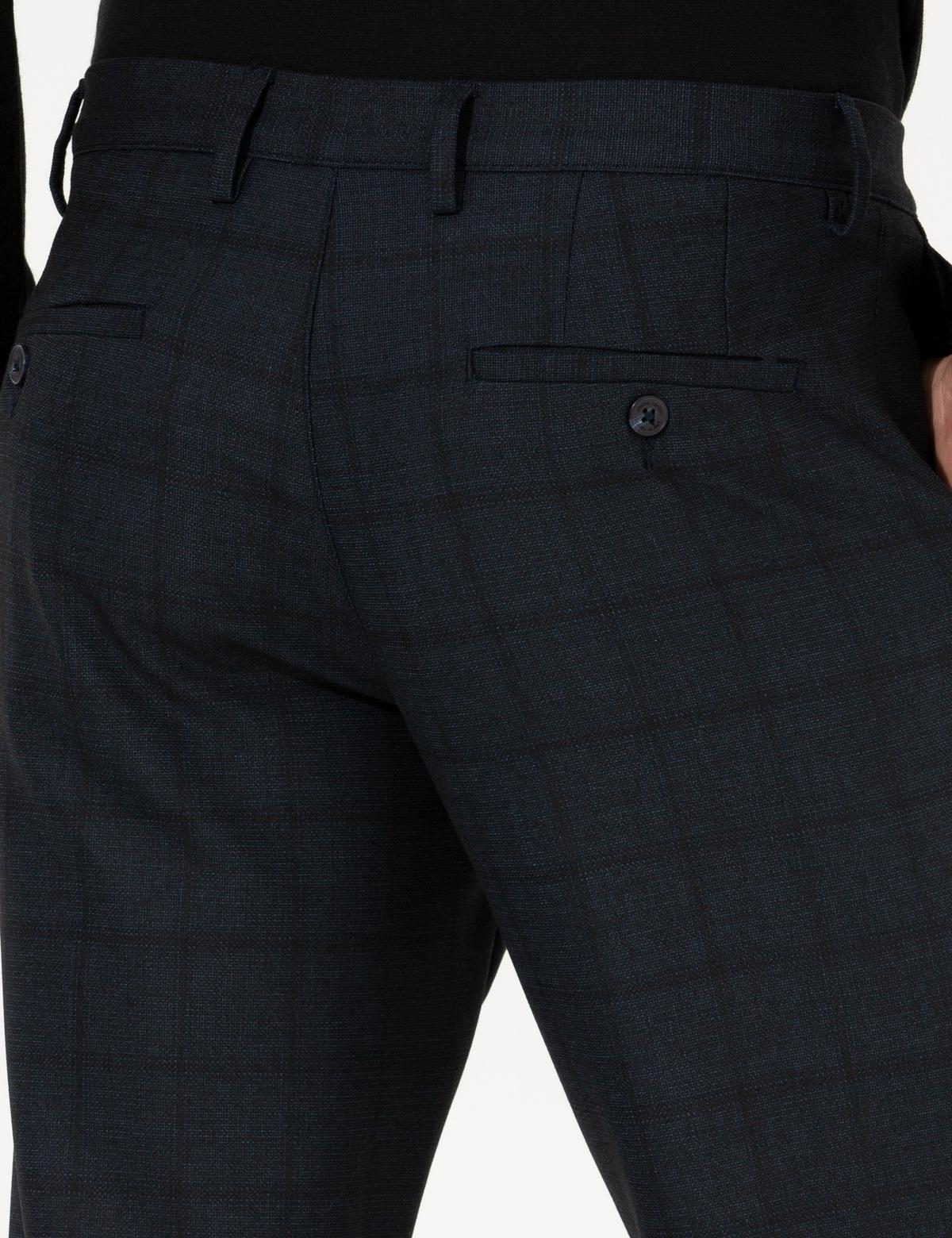 Lacivert Slim Fit Kumaş Pantolon - 50260545018