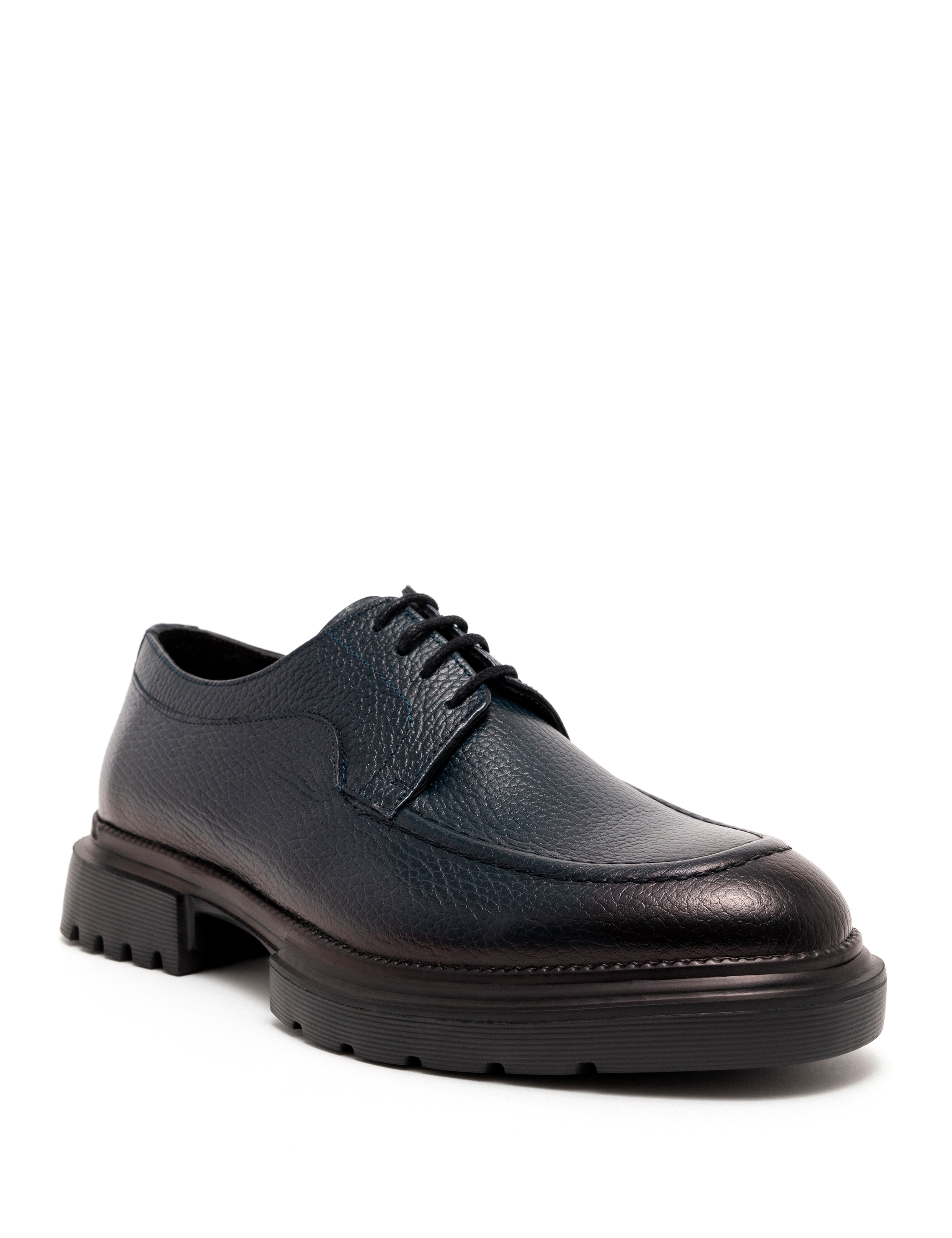 Lacivert %100 Deri Casual Ayakkabı - Image 3