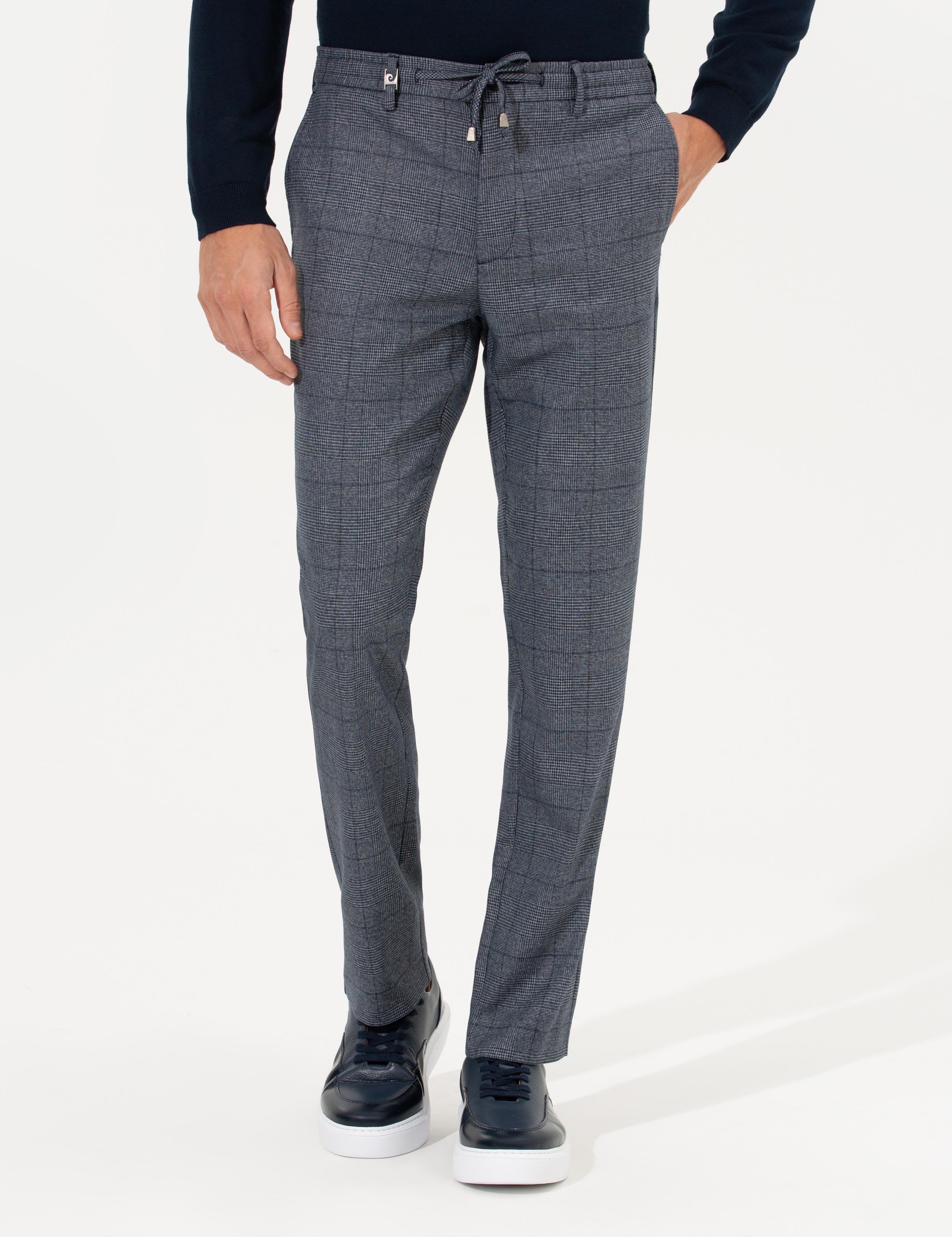 Lacivert Slim Fit Kumaş Pantolon