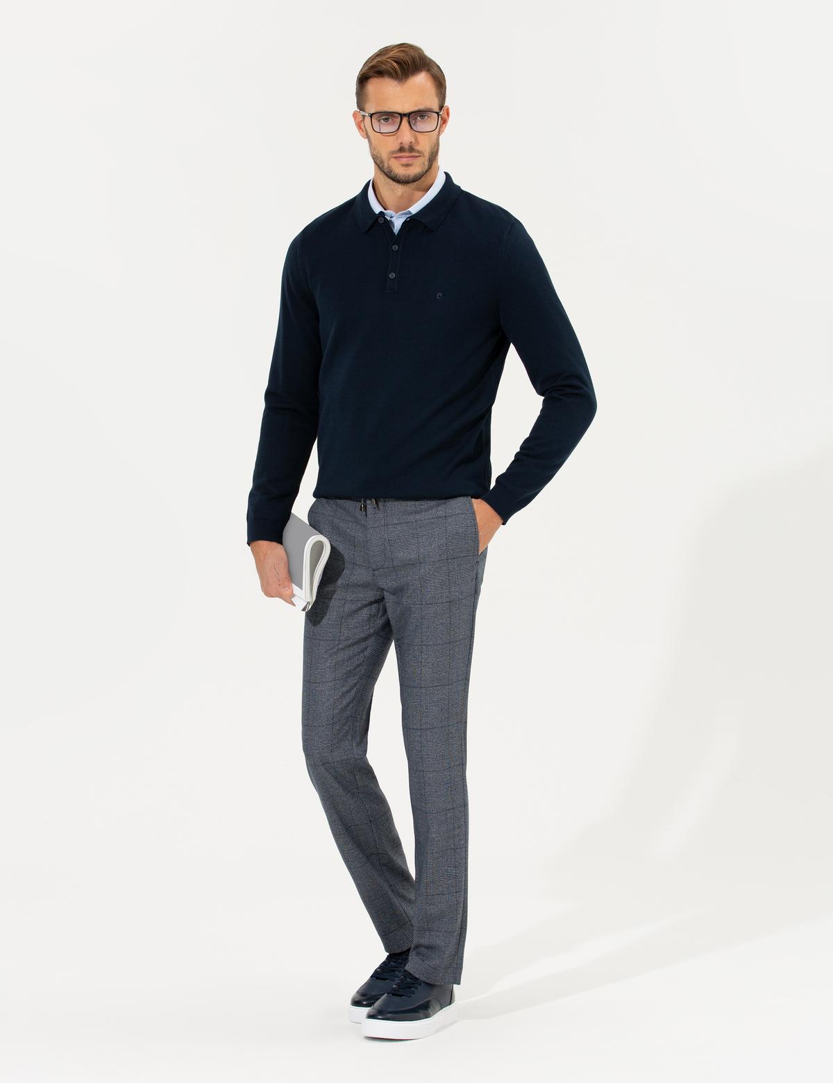 Lacivert Slim Fit Kumaş Pantolon - 50256226050