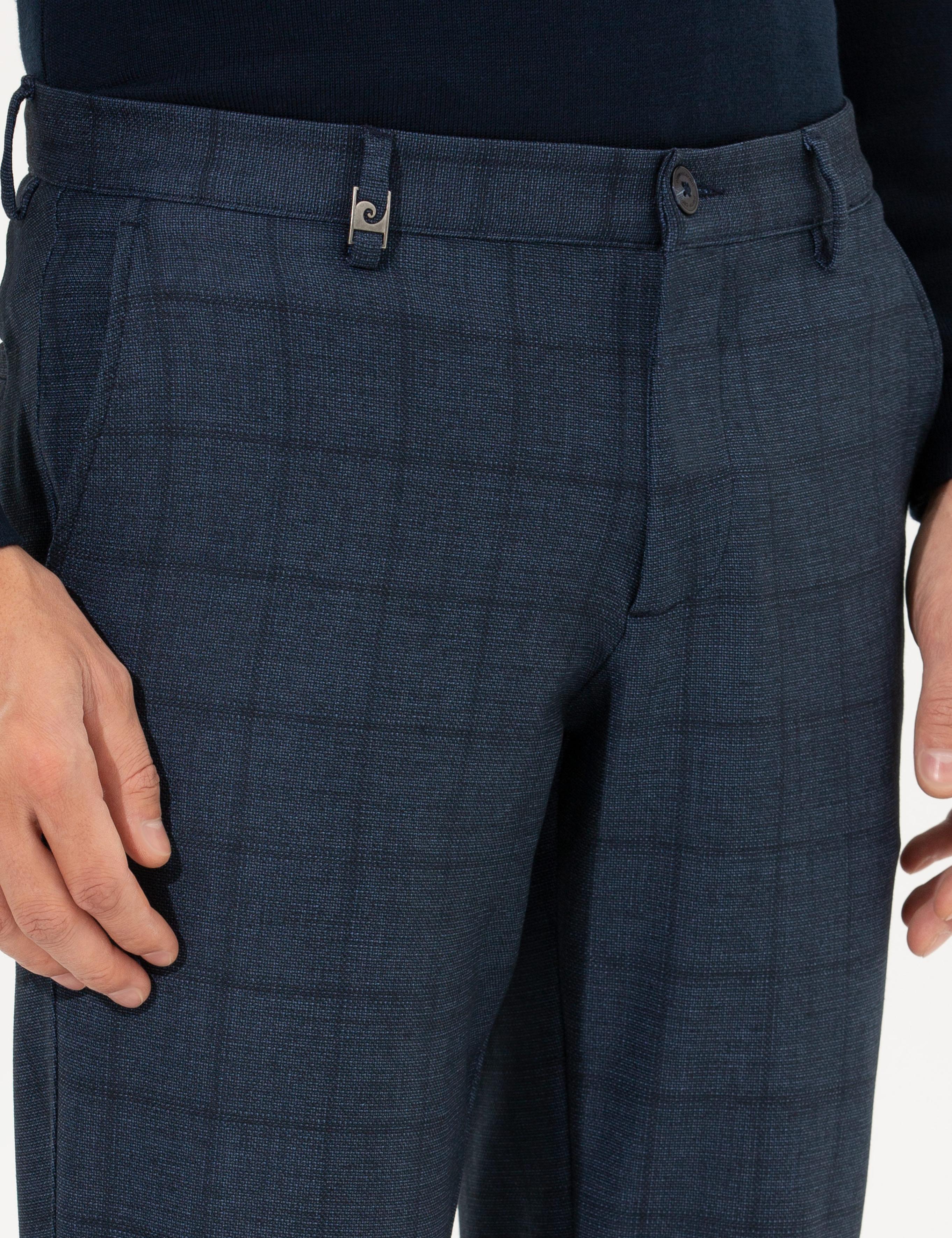 Açık Lacivert Slim Fit Kumaş Pantolon