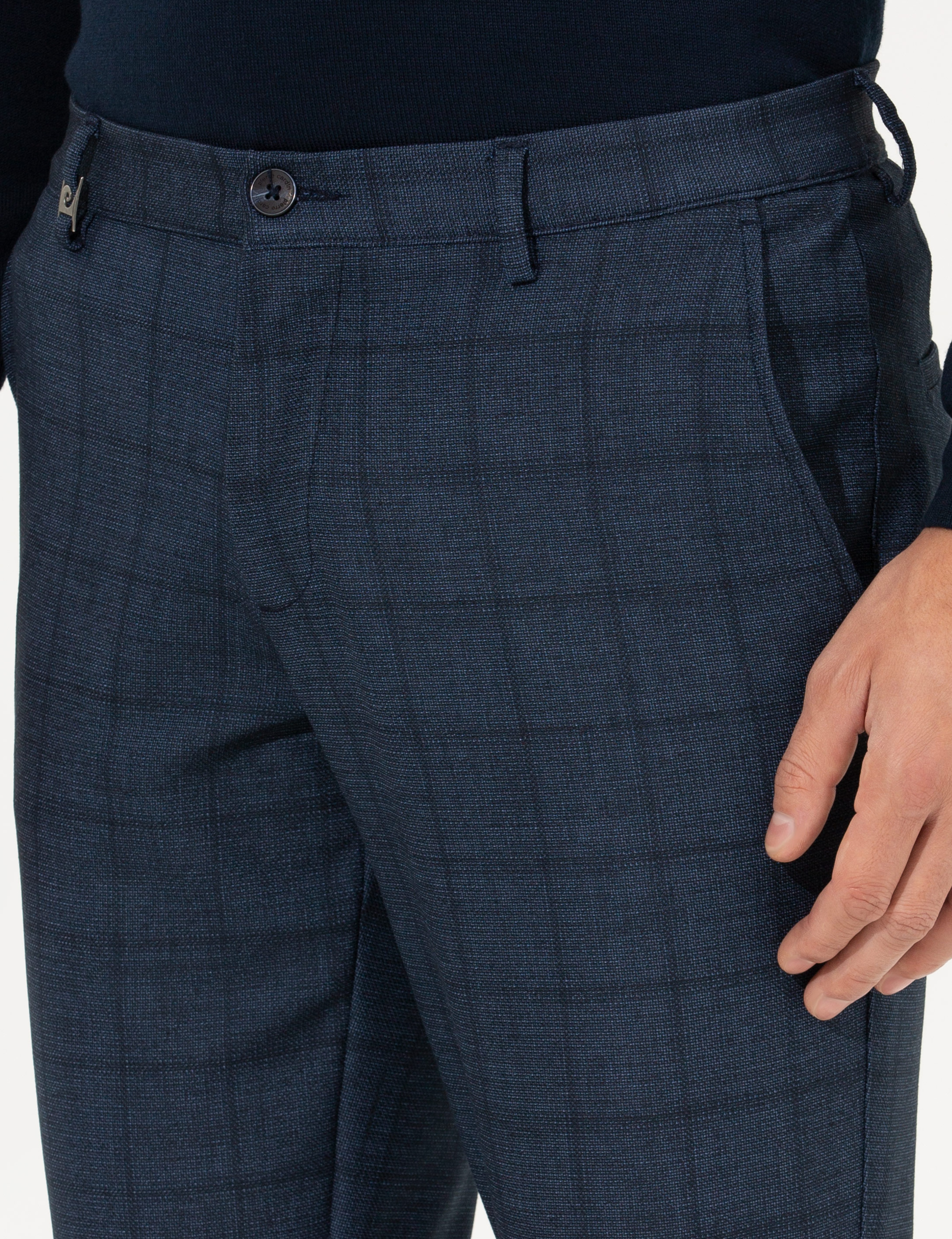 Açık Lacivert Slim Fit Kumaş Pantolon