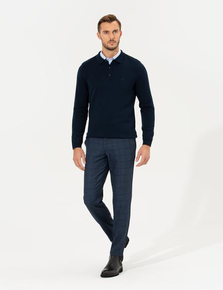 Açık Lacivert Slim Fit Kumaş Pantolon - 50260545054