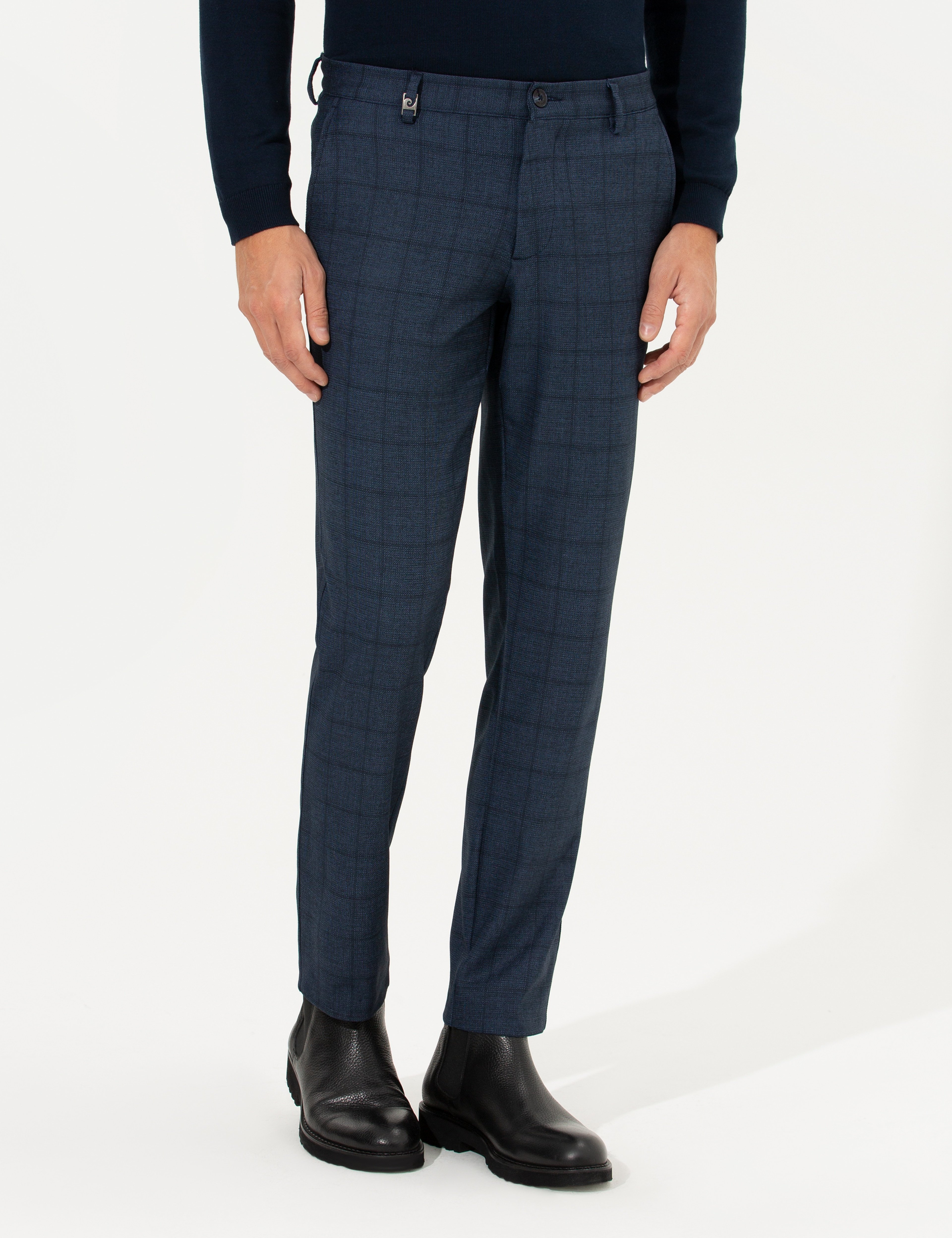Açık Lacivert Slim Fit Kumaş Pantolon