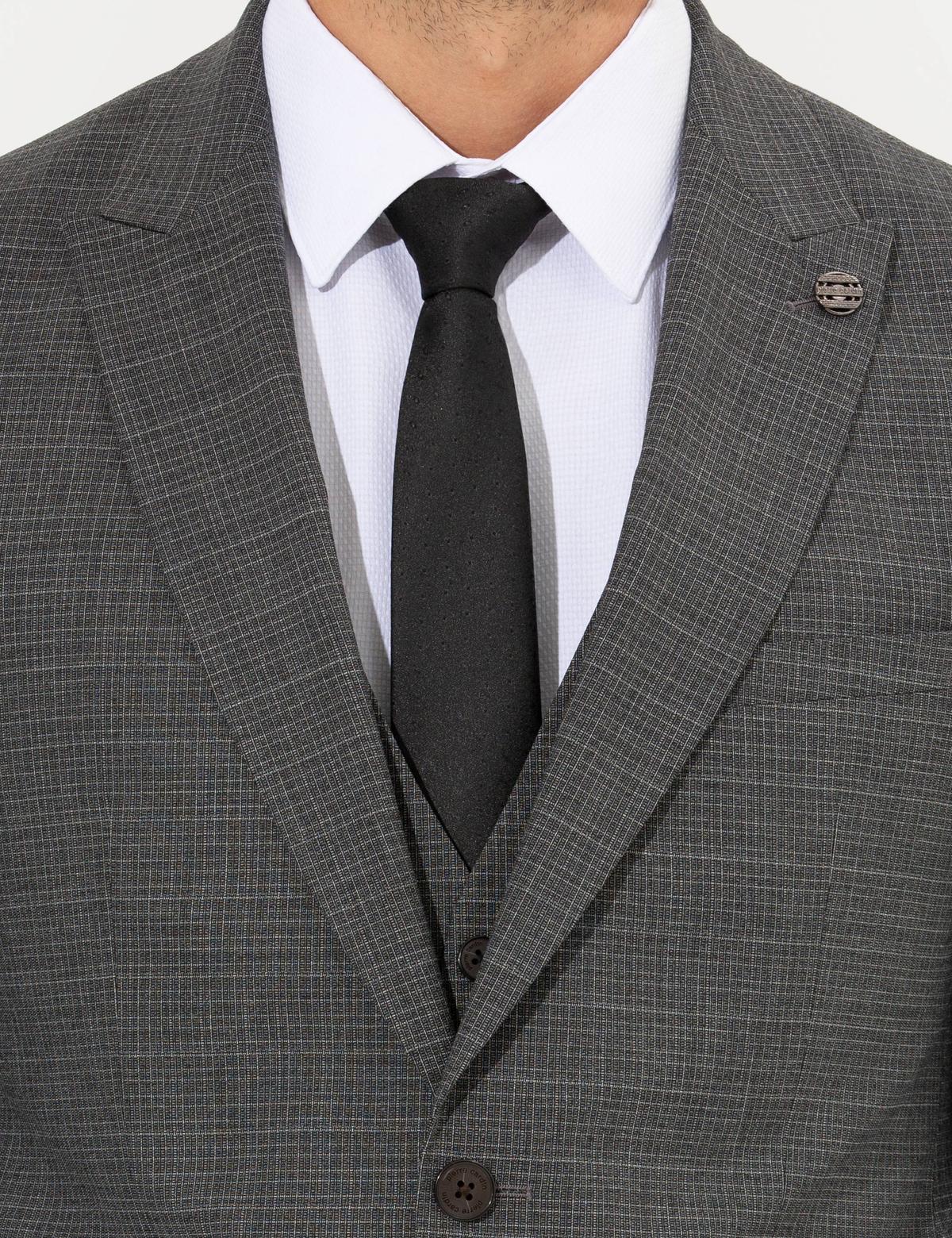 Antrasit Ex. Slim Fit Takım Elbise - 50259604077