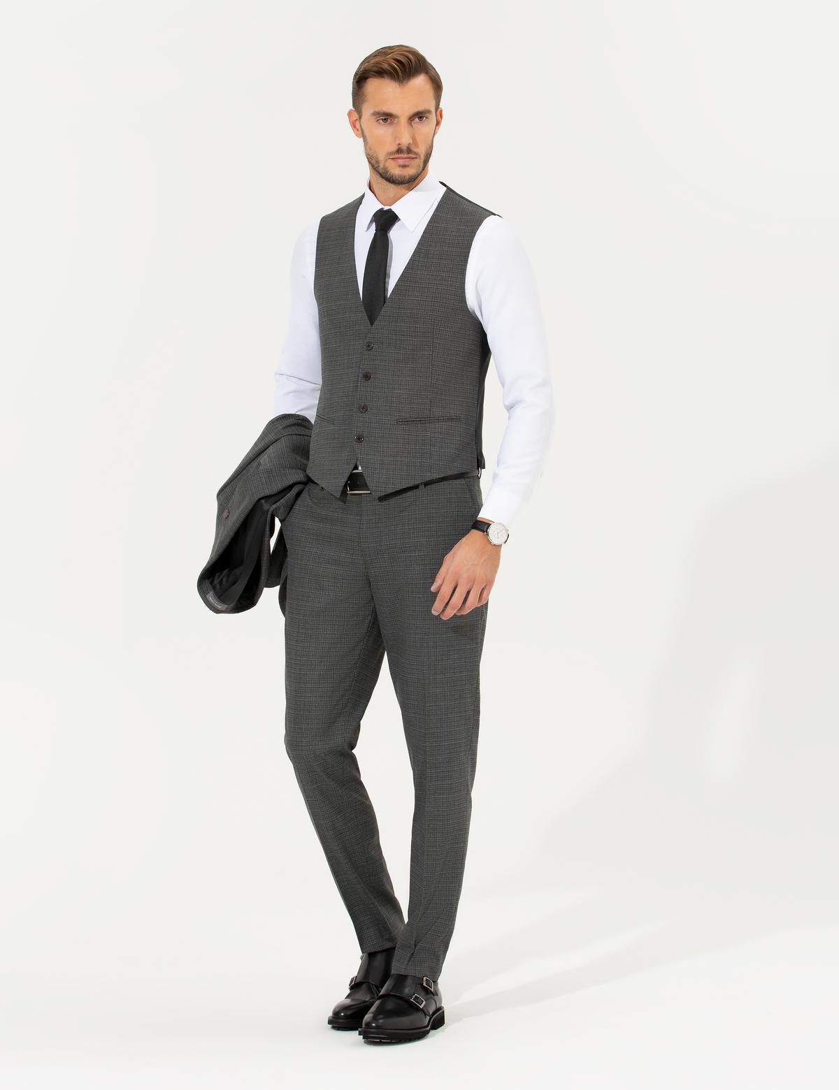 Antrasit Ex. Slim Fit Takım Elbise