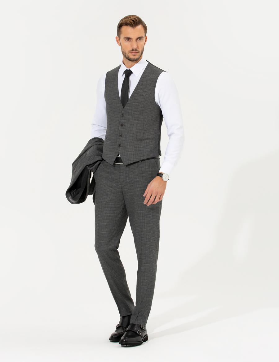 Antrasit Ex. Slim Fit Takım Elbise