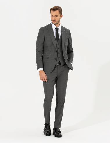 Antrasit Ex. Slim Fit Takım Elbise