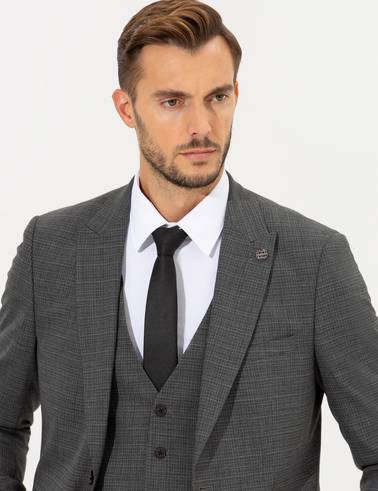 Antrasit Ex. Slim Fit Takım Elbise