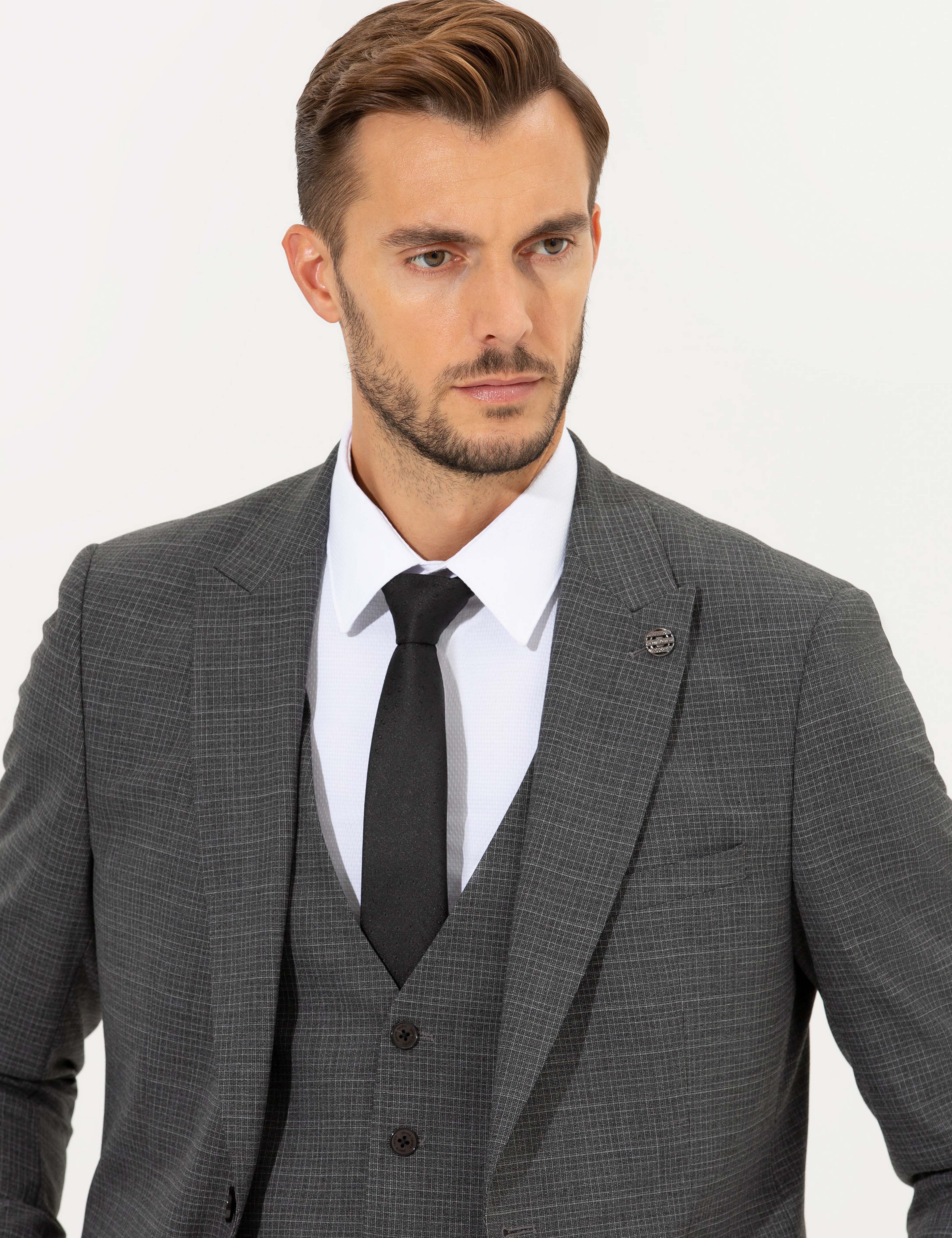 Antrasit Ex. Slim Fit Takım Elbise
