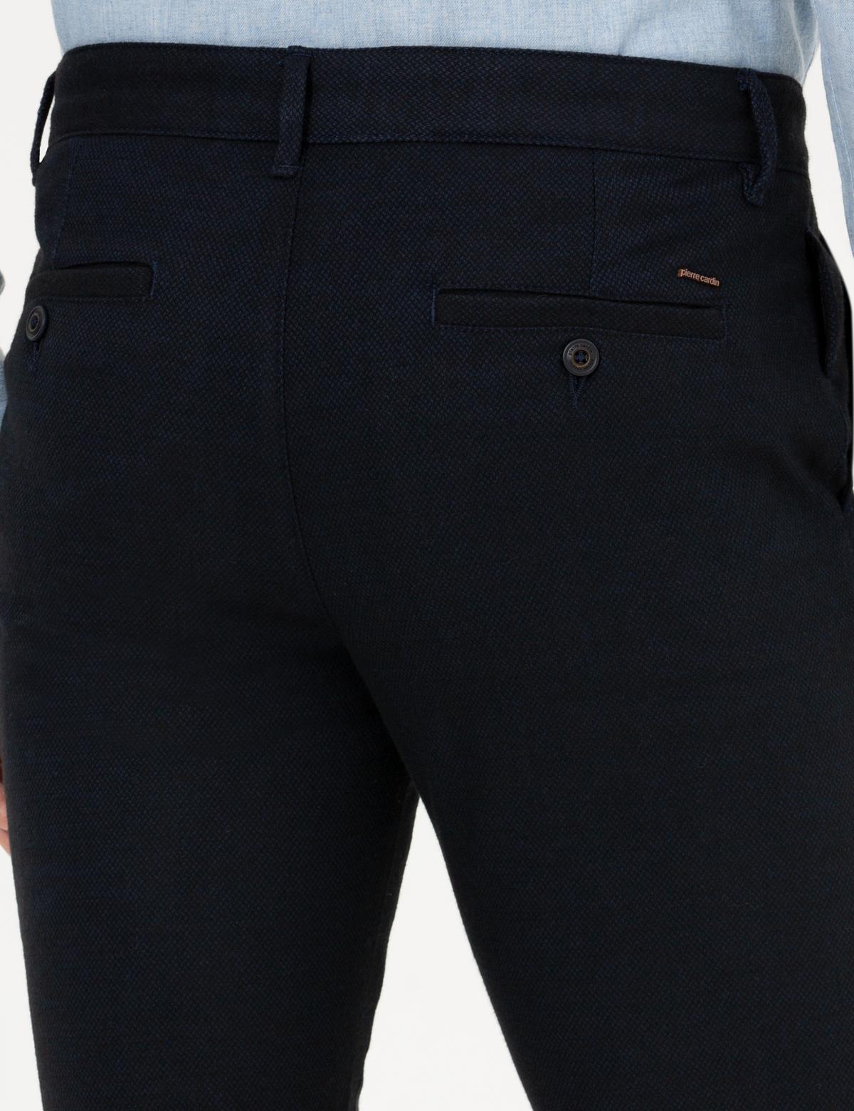 Lacivert Slim Fit Kanvas Pantolon - 50255155246