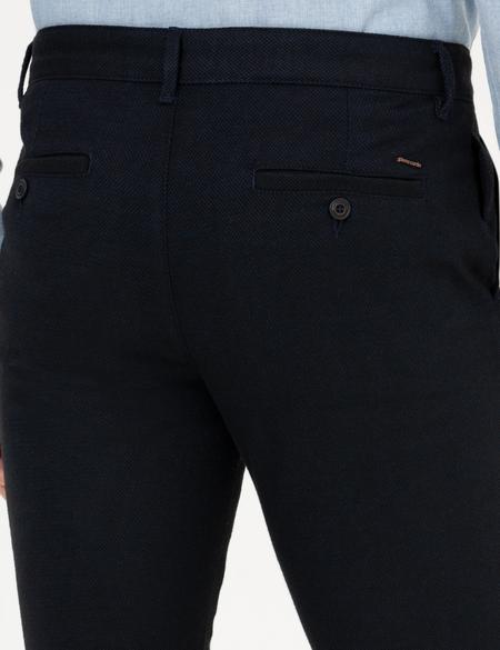 Lacivert Slim Fit Kanvas Pantolon - 50255155246