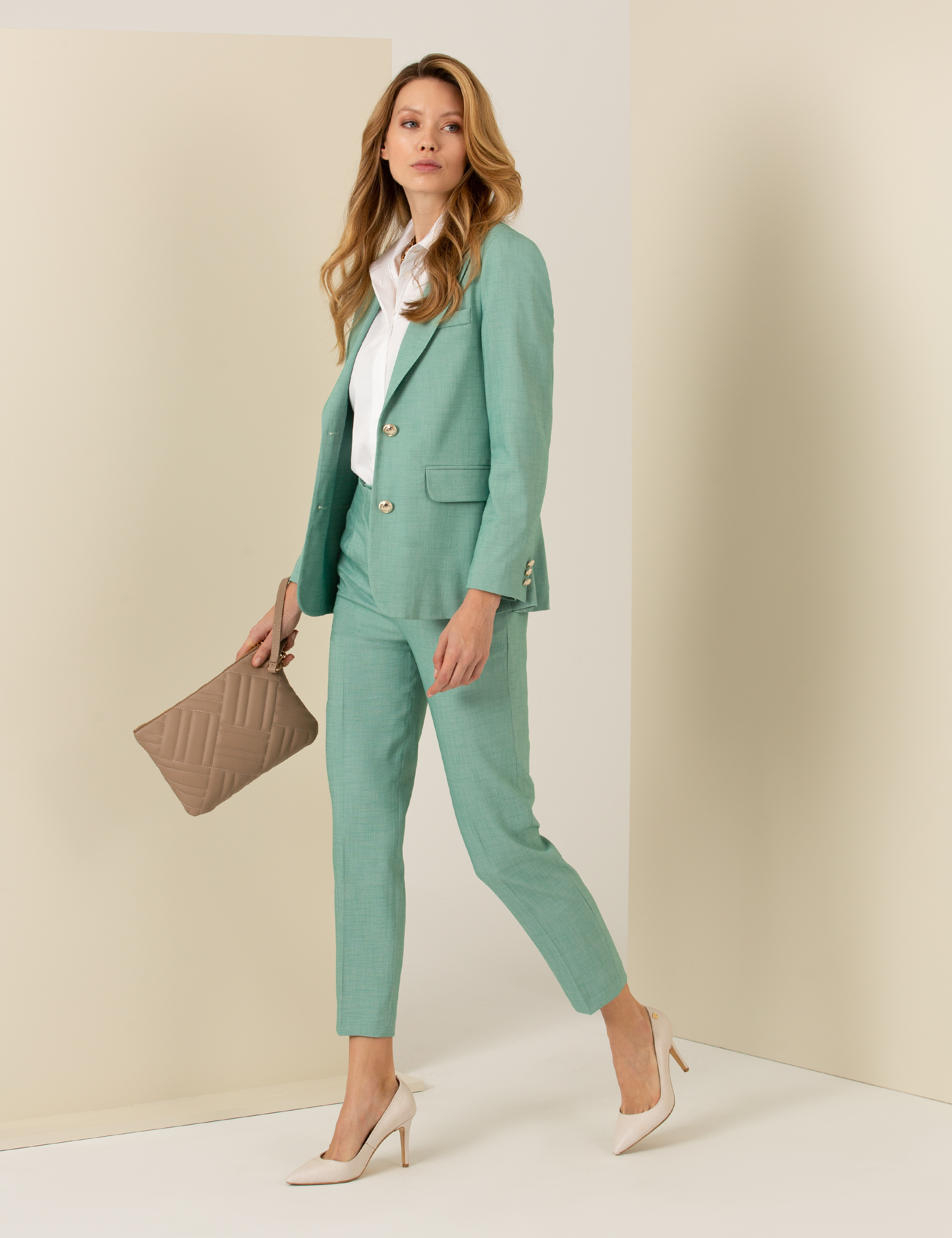 Aqua Blazer Ceket - Image 2