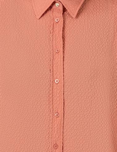 Pembe Oversize Uzun Kollu Gömlek