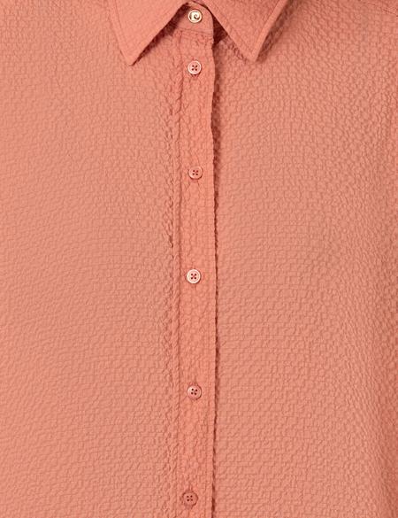 Pembe Oversize Uzun Kollu Gömlek - 50254186015