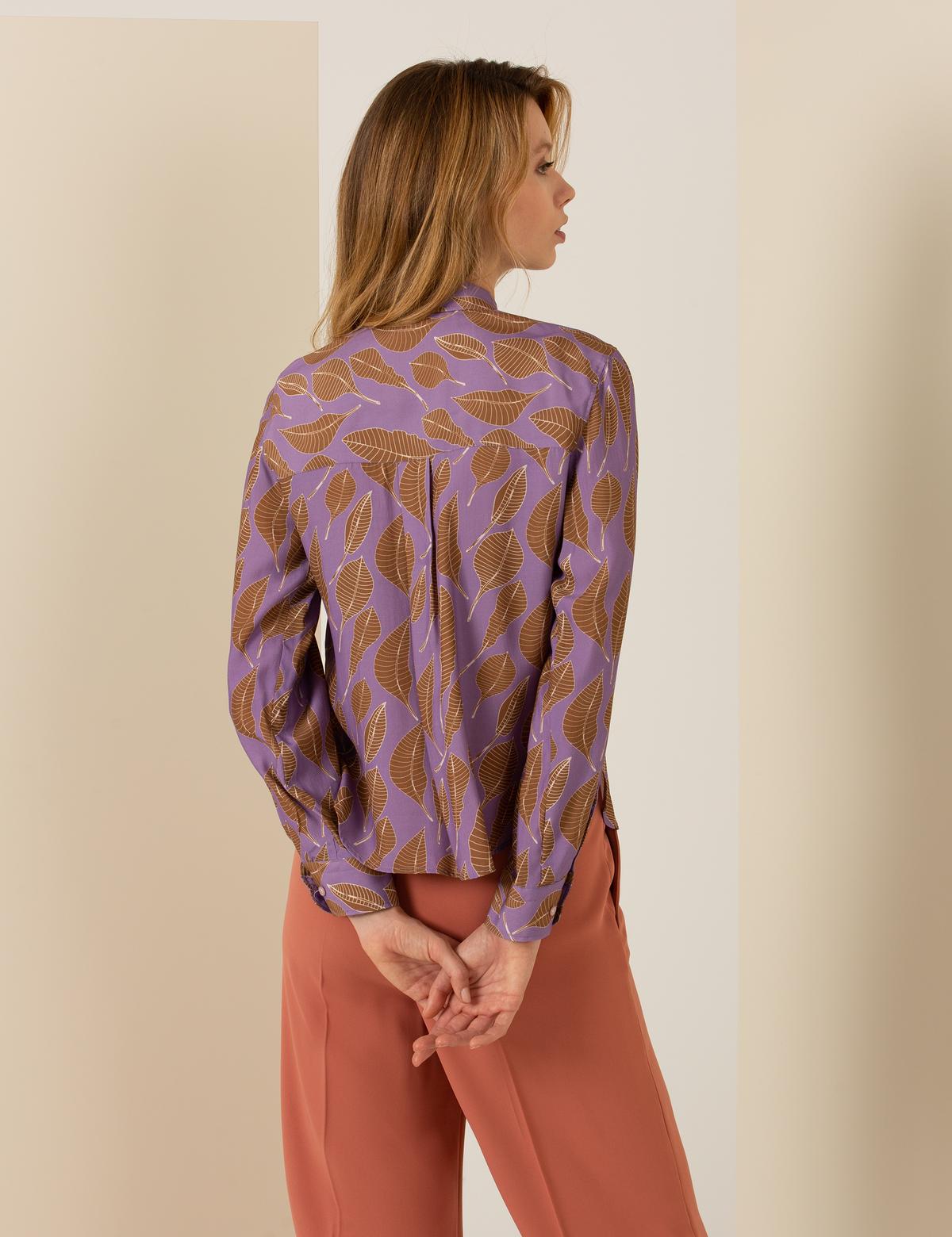 Orkide Regular Fit Desenli Uzun Kollu Gömlek - 50254179033